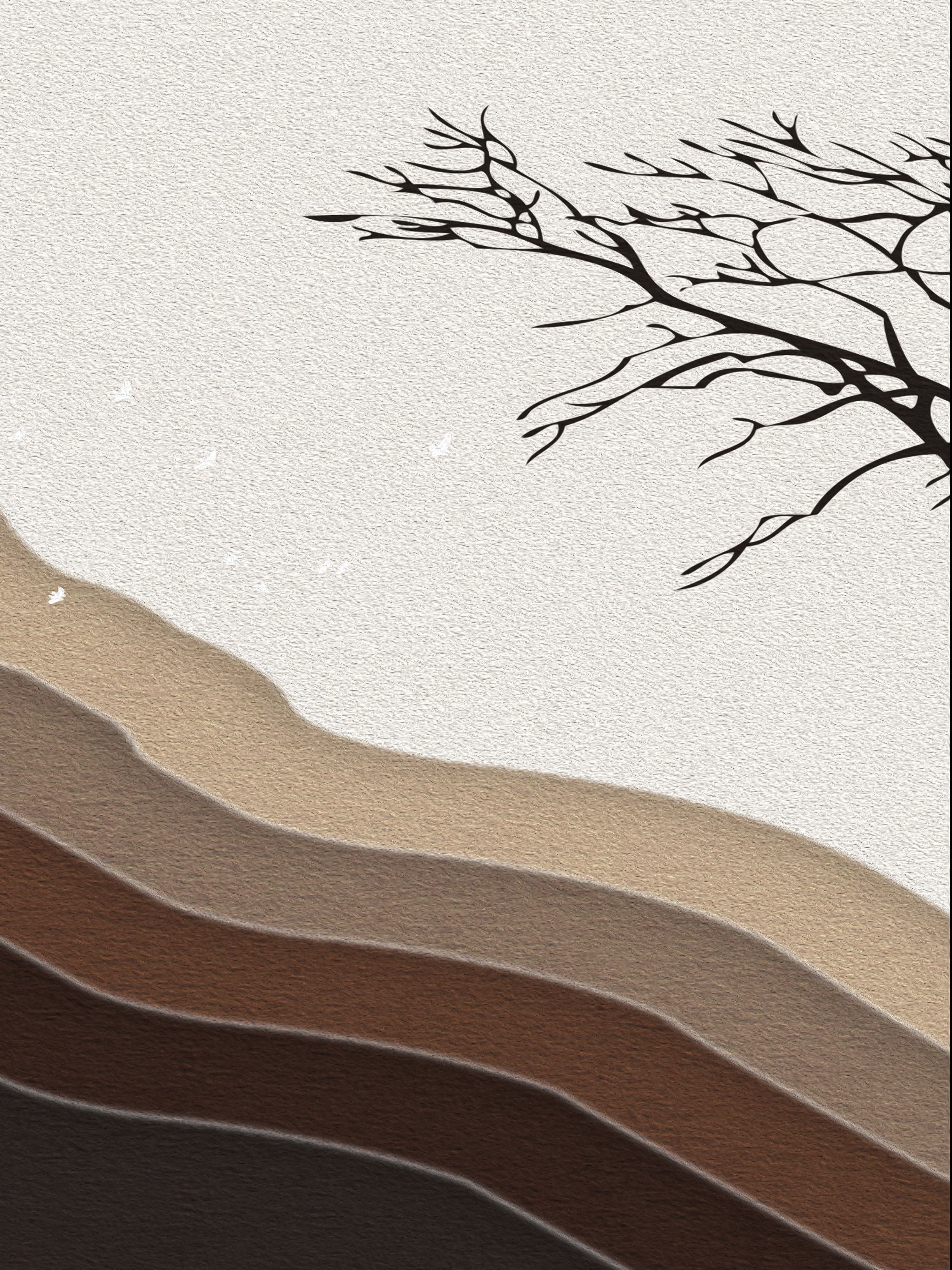 Vinyl Decal, Desert Layers (5" x 7")