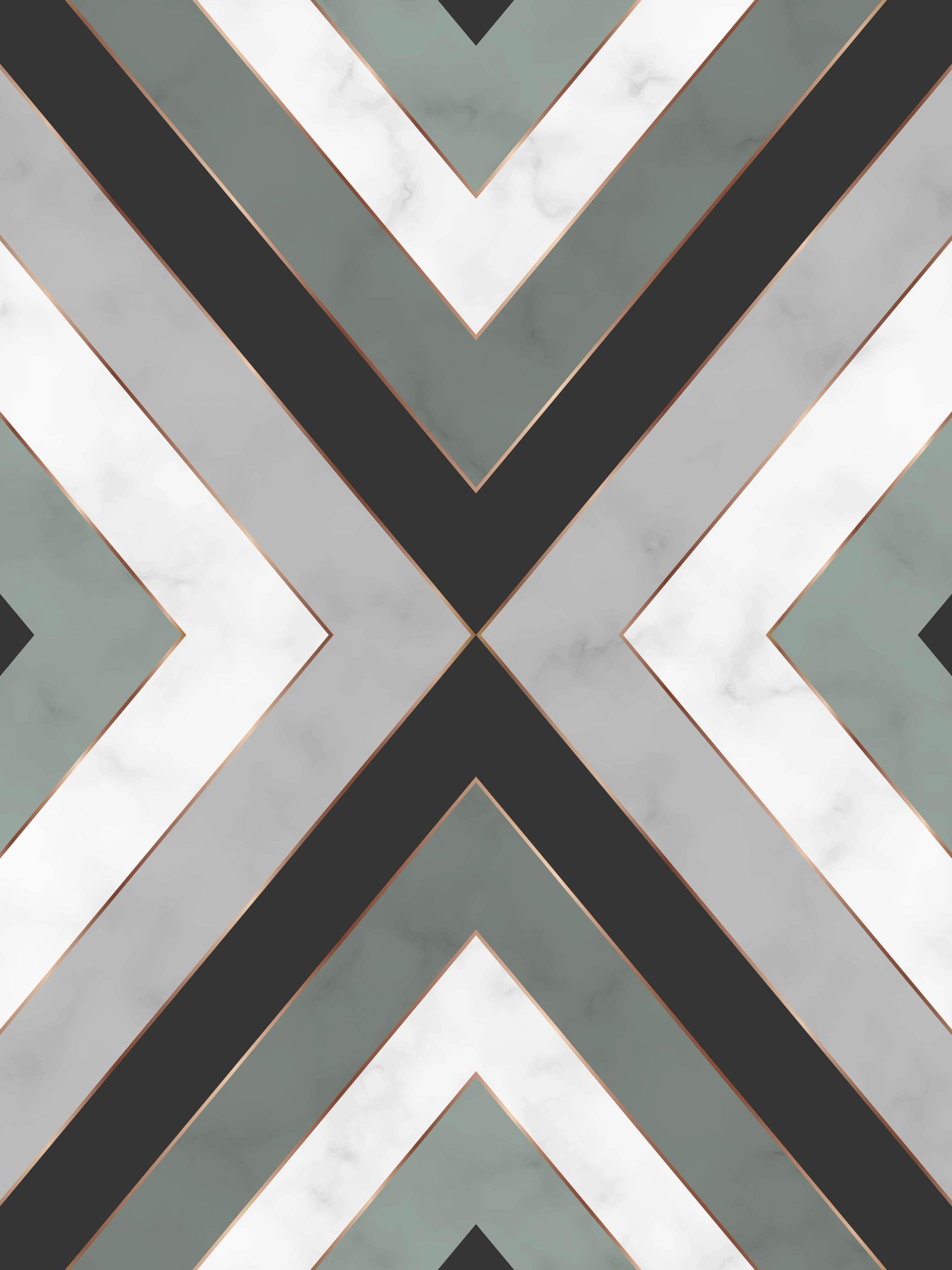 Vinyl Decal, Minimalist Geometric Art. (5" x 7")