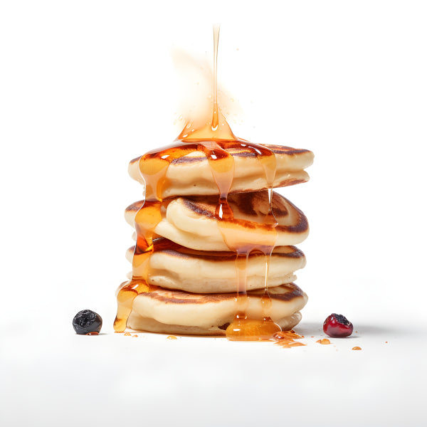 Vinyl Decal, Delicious Fluffy Pancakes Wall Art Poster Kitchen Dining Room Decor Foodie Gift, 5 x 7