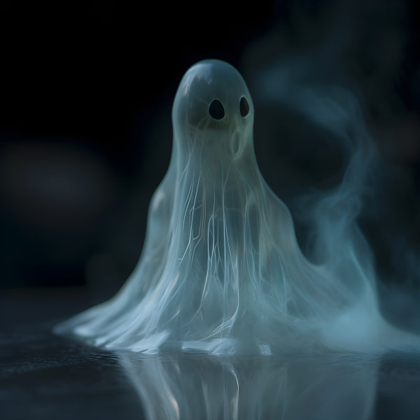 Vinyl Decal, Ethereal Ghost Spirit Wall Art Poster Spooky Halloween Decor Modern Fantasy, 5 x 7 or 8