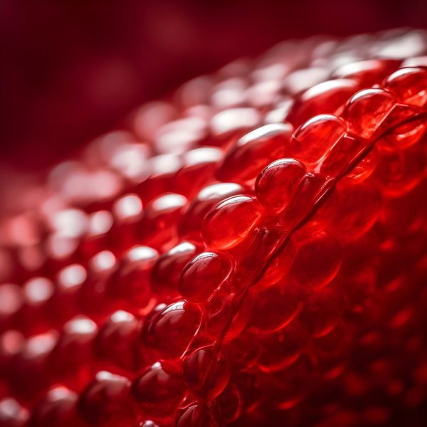 Vinyl Decal, Macro Detail Red Bubble Texture Modern Home Decor, 5 x 7 or 8 x 10 Inch Unframed Poster