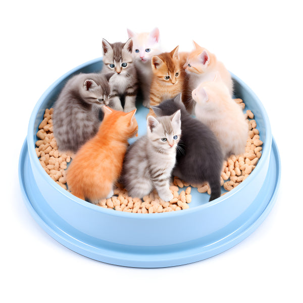 Vinyl Decal Dog Cat Slow Feeder Pet Food Bowl Anti-Choking Bloat Stop Puzzle Bowl for Small Medium P