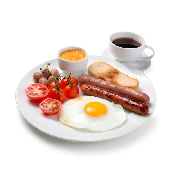 Vinyl Decal, Delicious Morning Meal Photography Print Wall Art Vibrant Food Decor Poster, 5 x 7 or 8
