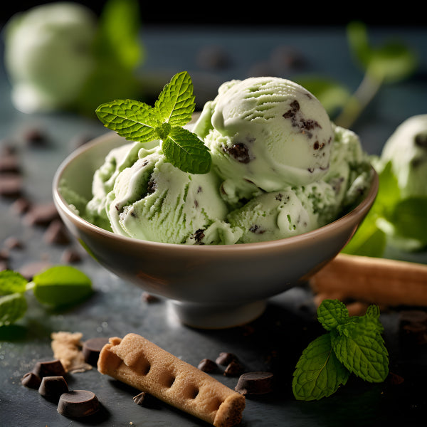 Vinyl Decal, Refreshing Mint Chocolate Dessert Wall Art Print Unframed Giclée Print, 5 x 7 or 8 x 10