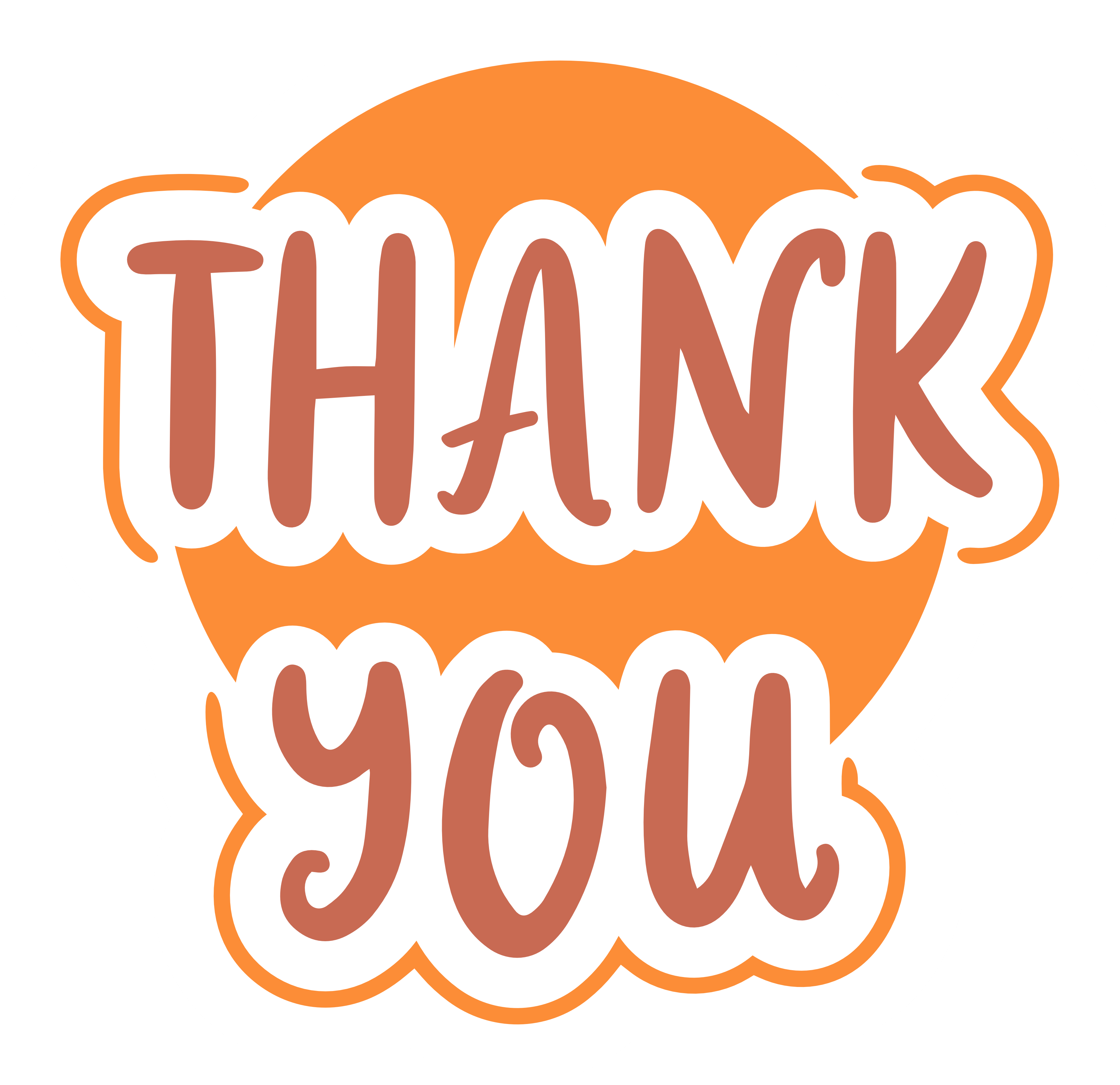 Inspirational Quote "Thank You" Motivational Sticker Vinyl Decal Motivation Stickers- 5" Vinyl Sticker Waterproof