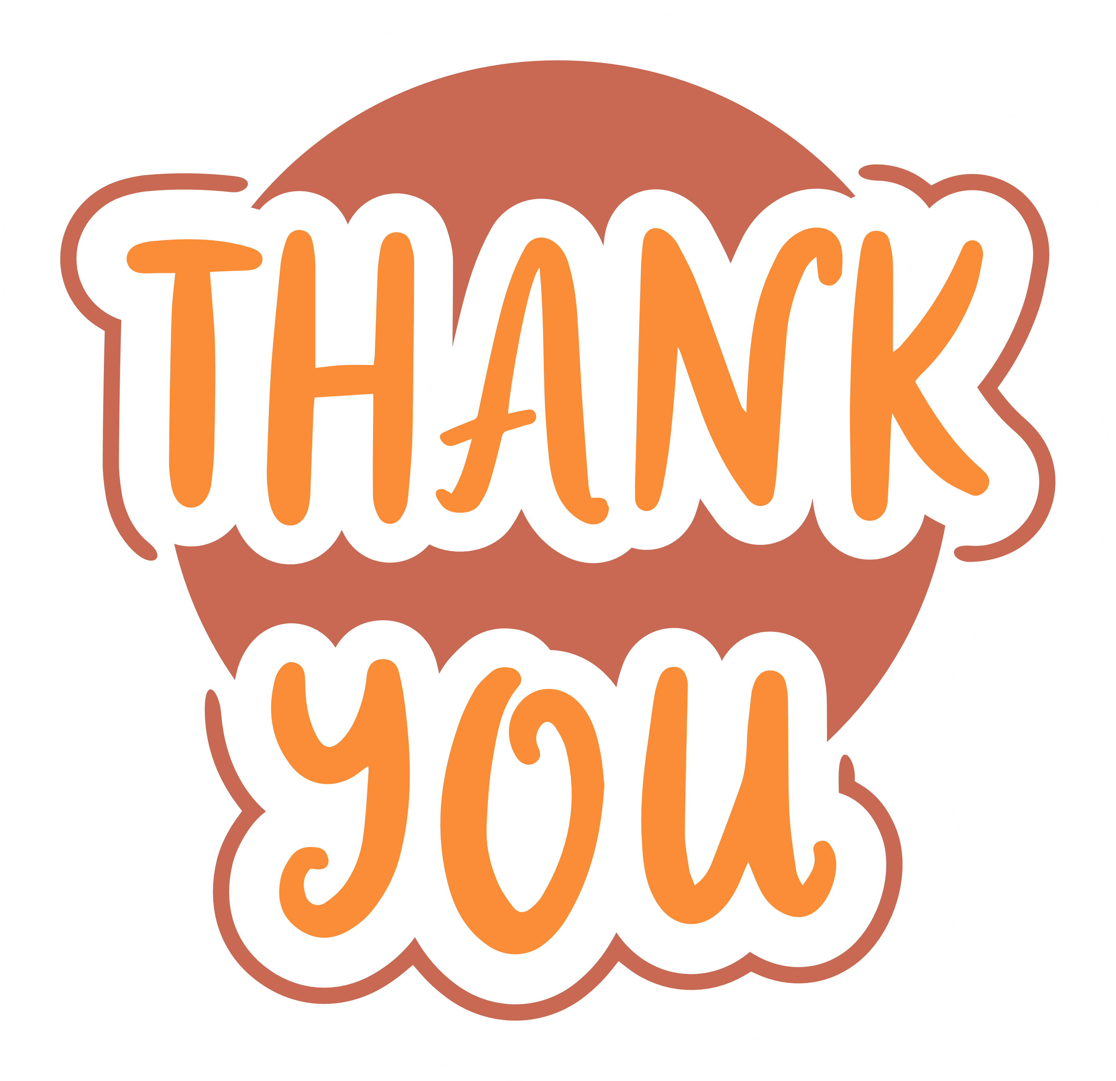 Inspirational Quote "Thank You" Motivational Sticker Vinyl Decal Motivation Stickers- 5" Vinyl Sticker Waterproof