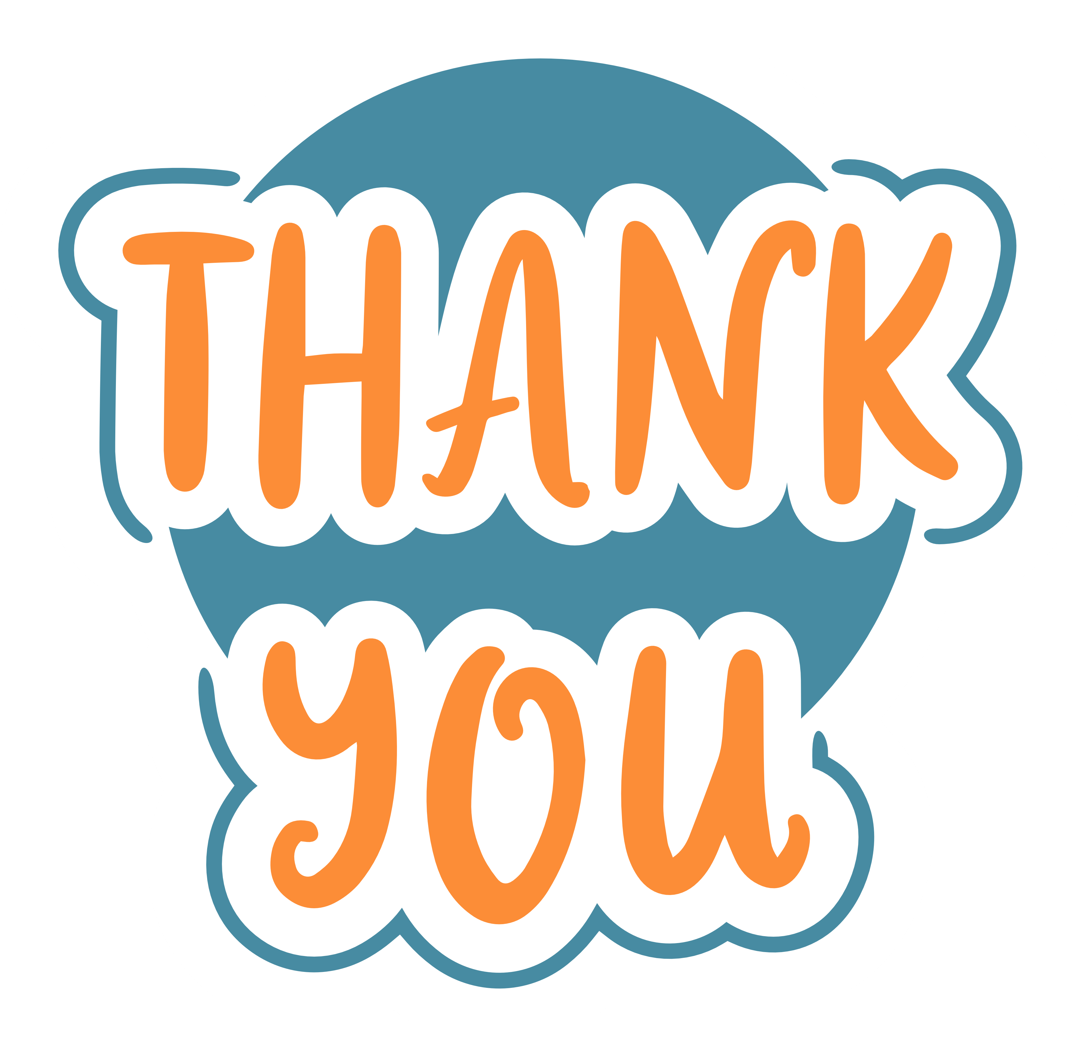 Inspirational Quote "Thank You" Motivational Sticker Vinyl Decal Motivation Stickers- 5" Vinyl Sticker Waterproof