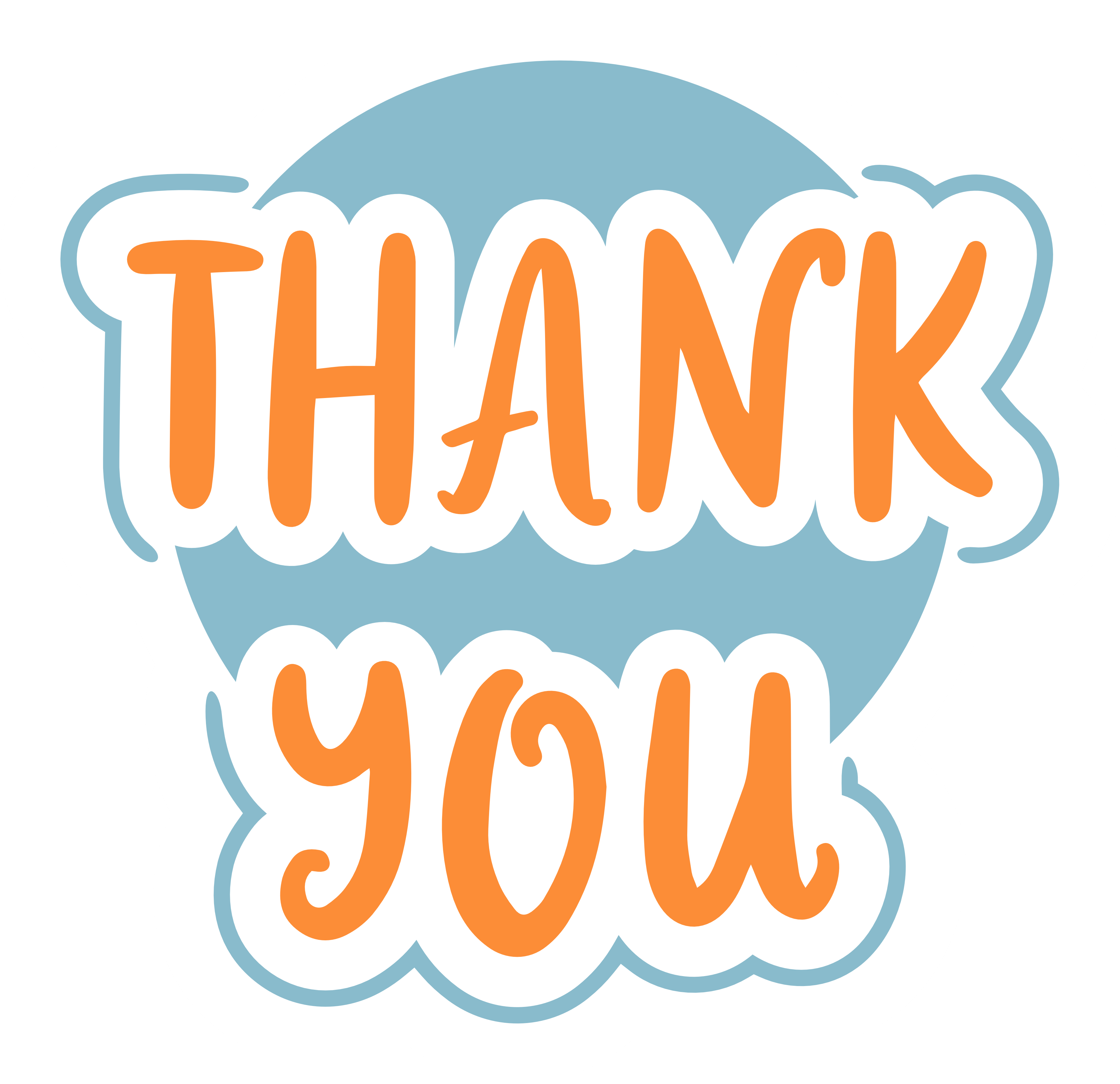 Inspirational Quote "Thank You" Motivational Sticker Vinyl Decal Motivation Stickers- 5" Vinyl Sticker Waterproof