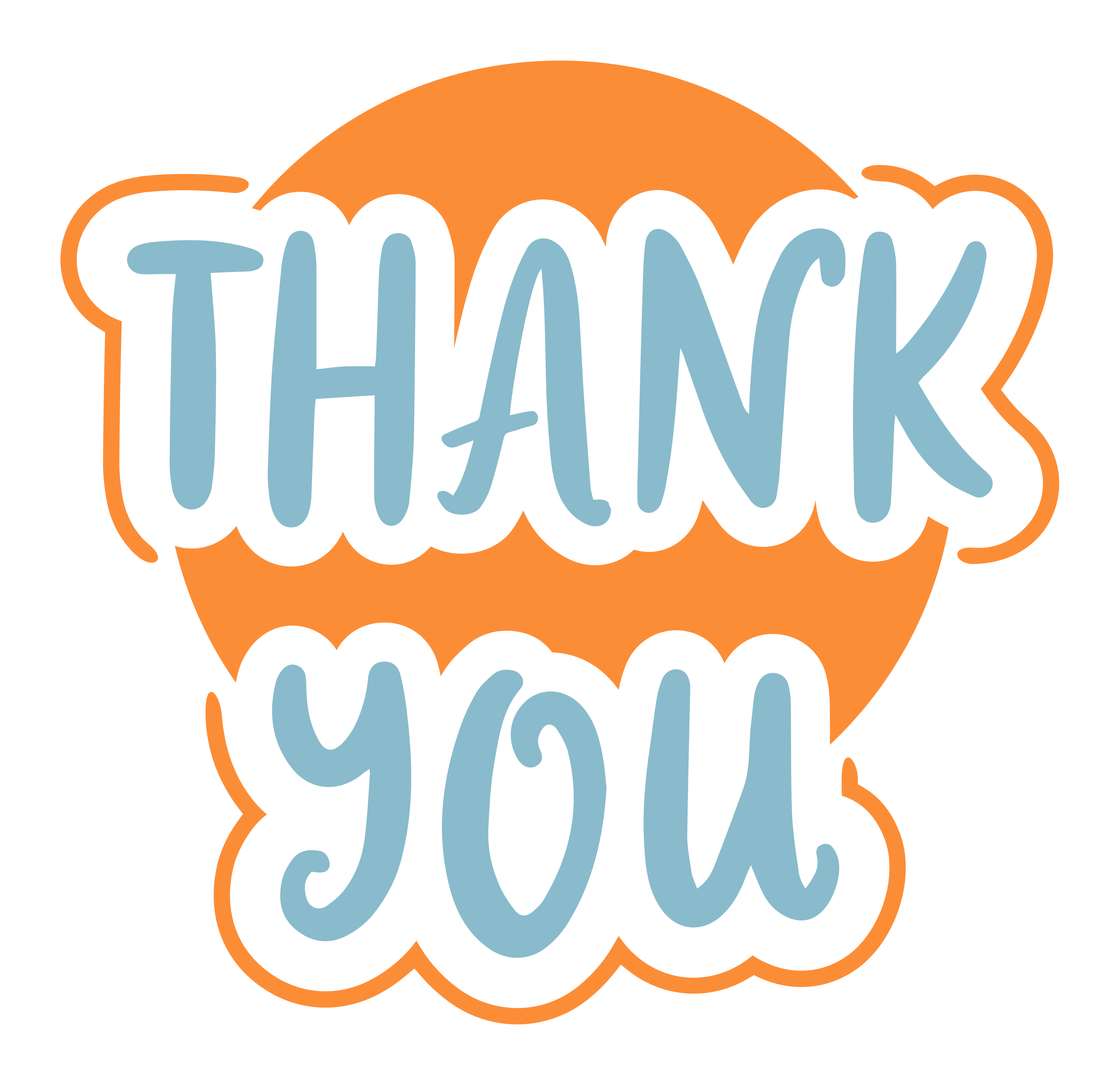 Inspirational Quote "Thank You" Motivational Sticker Vinyl Decal Motivation Stickers- 5" Vinyl Sticker Waterproof