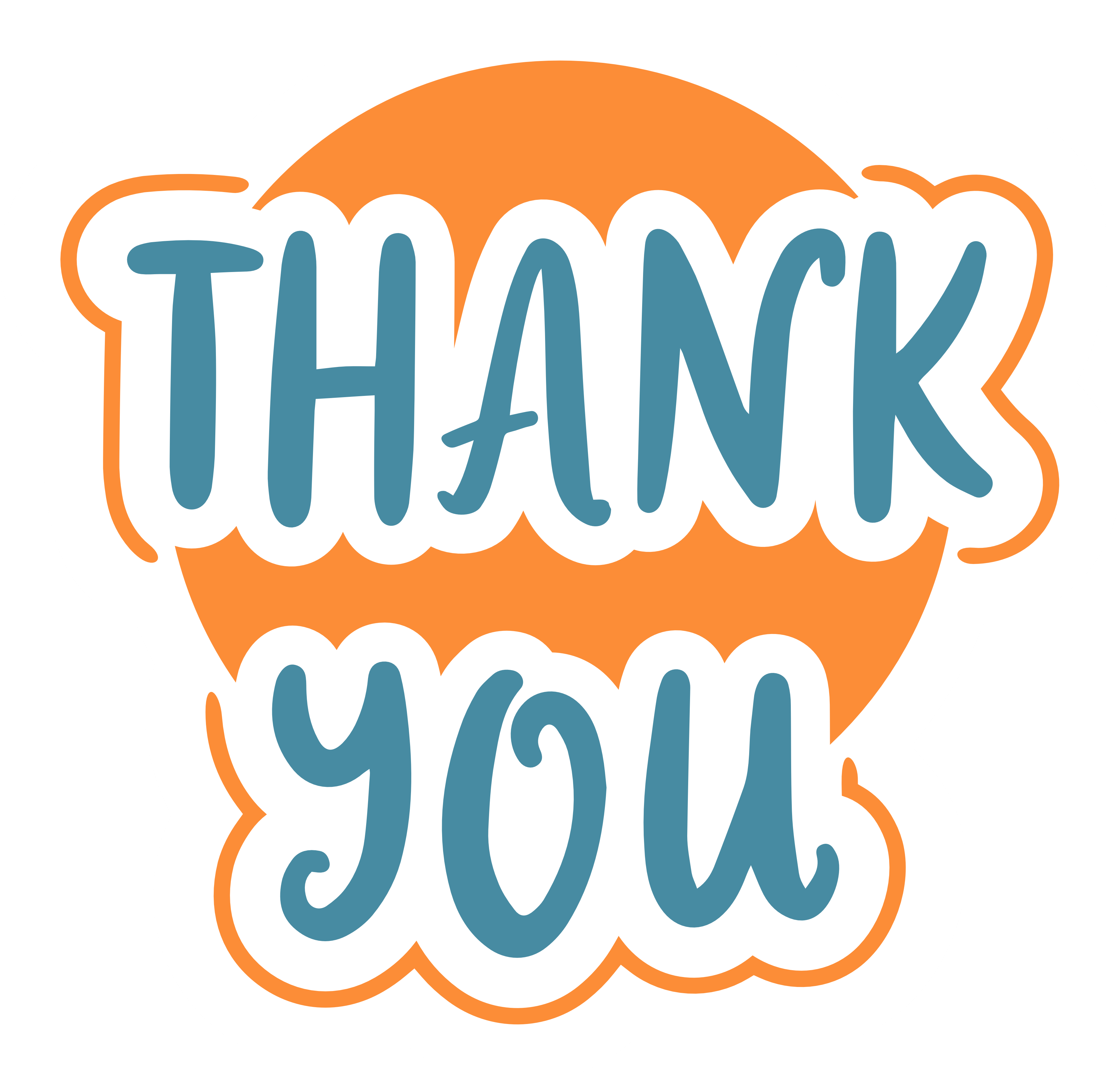 Inspirational Quote "Thank You" Motivational Sticker Vinyl Decal Motivation Stickers- 5" Vinyl Sticker Waterproof