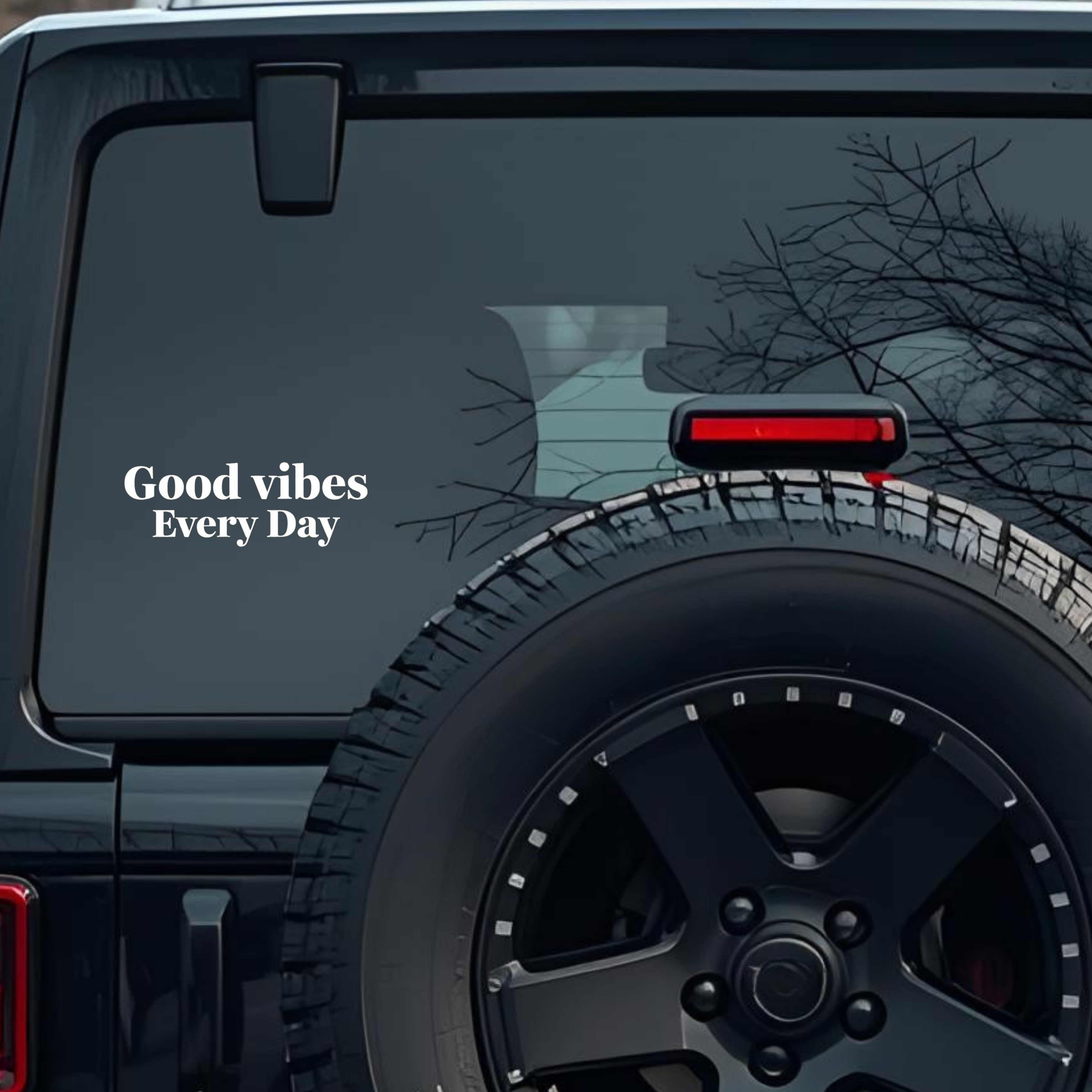 Good Vibes Every Day Large 6 inch Premium Decal Sticker For Car Bumper Window Rear Windshield Sticke