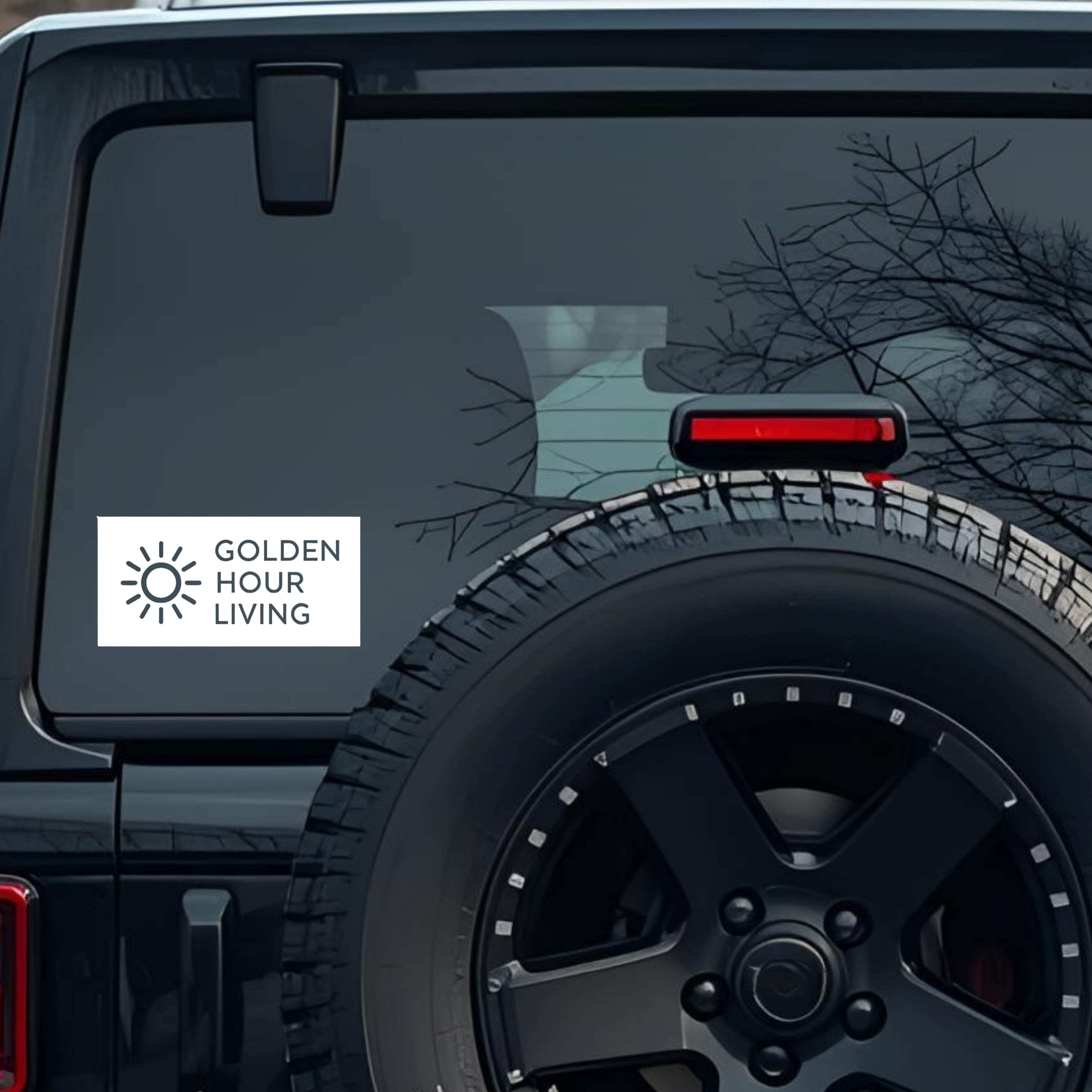 Golden Hour Living Large 6 inch Premium Decal Sticker For Car Bumper Window Rear Windshield Stickers