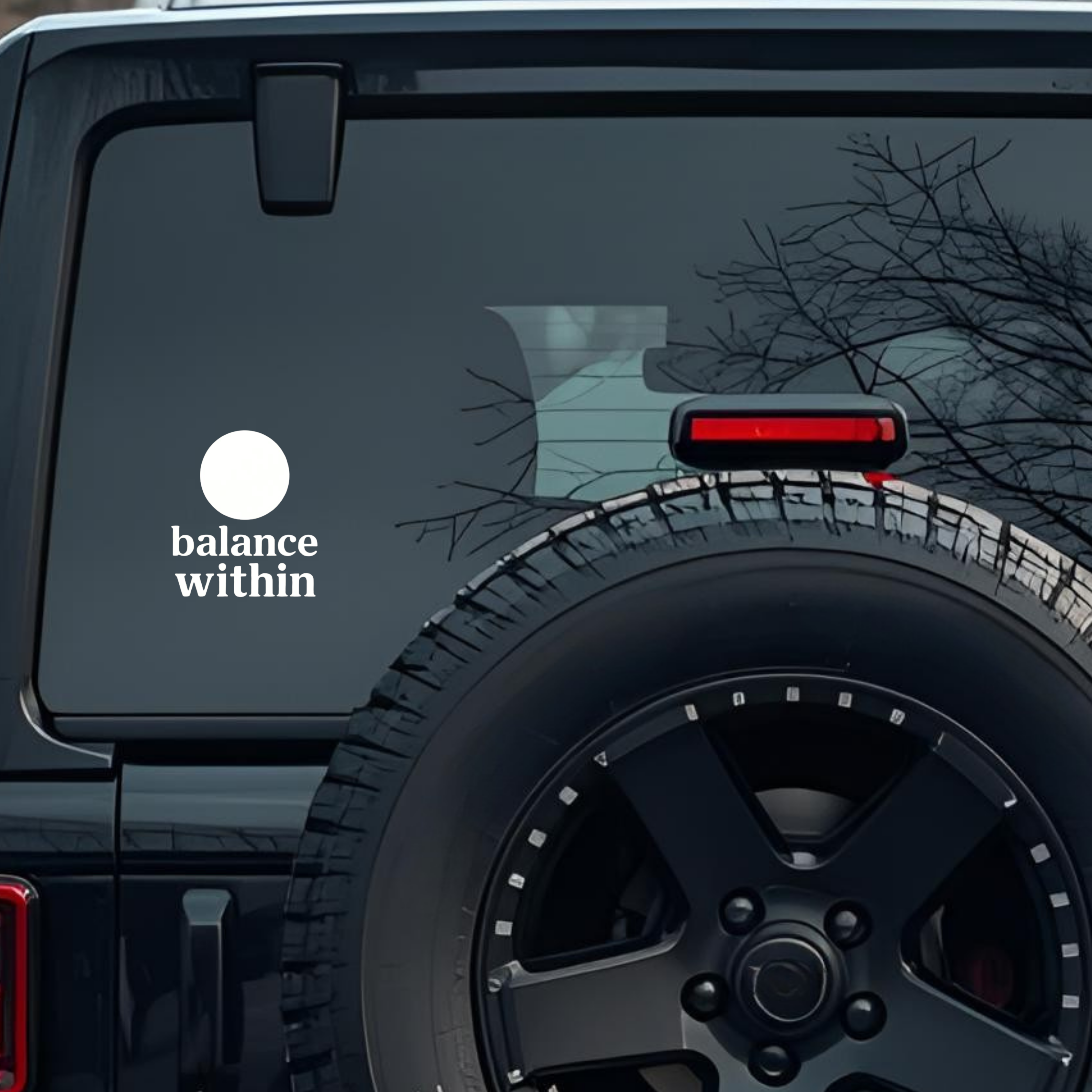 Balance Within Large 6 inch Premium Decal Sticker For Car Bumper Window Rear Windshield Stickers, Wa