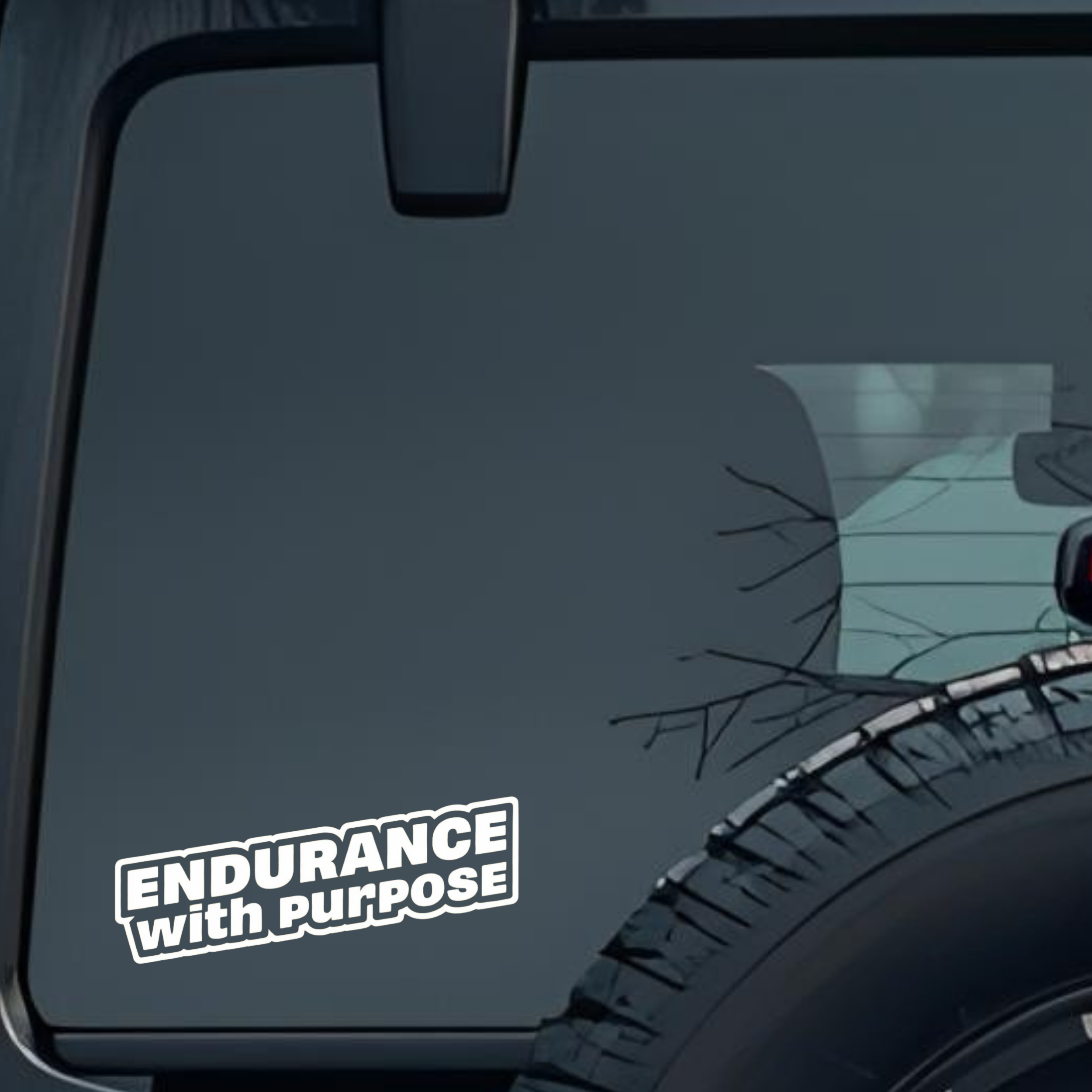 Endurance with Purpose Large 6 inch Premium Decal Sticker For Car Bumper Window Rear Windshield Stic