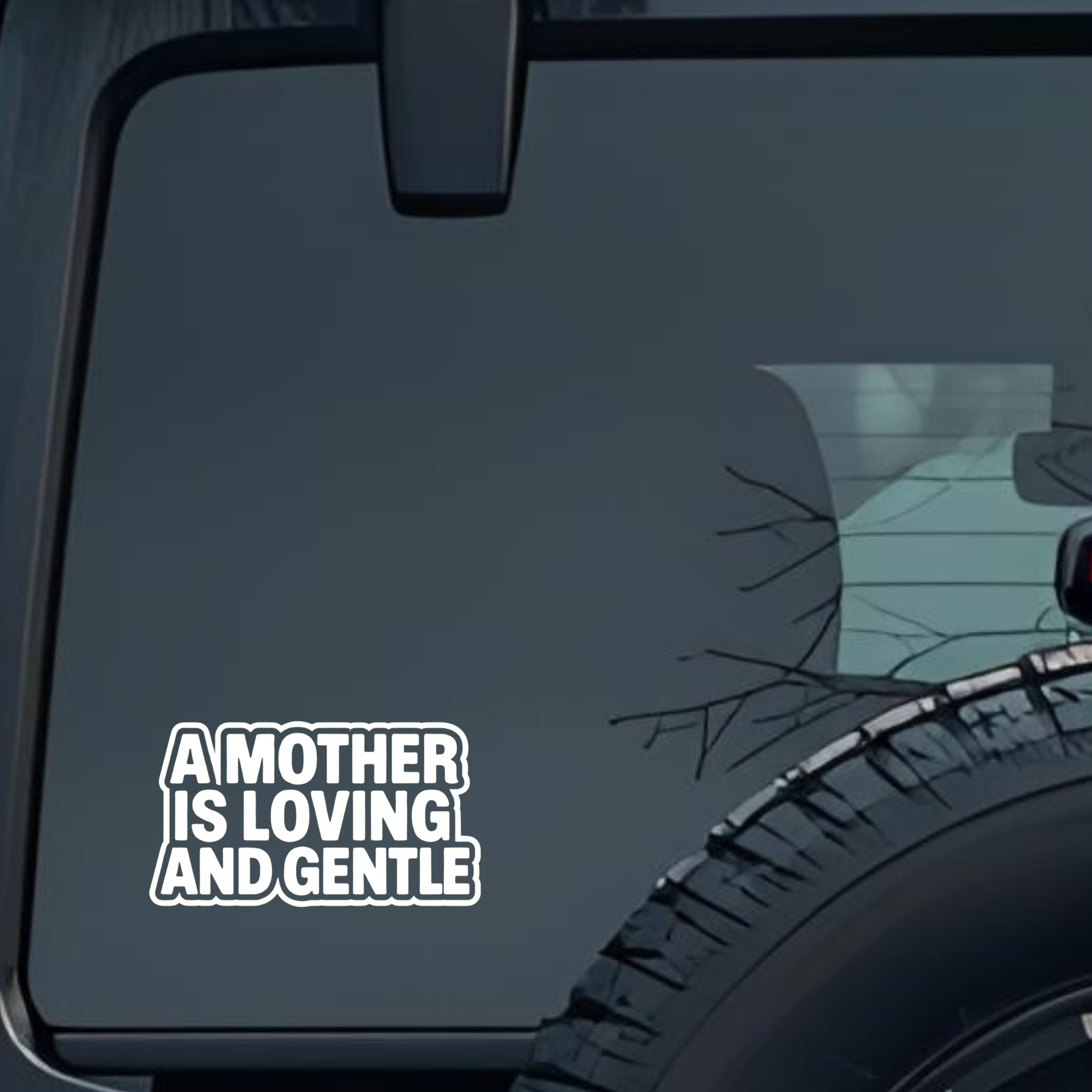 a Mother's Heart Hold Us Close Together Large 6 inch Premium Decal Sticker For Car Bumper Window Rea