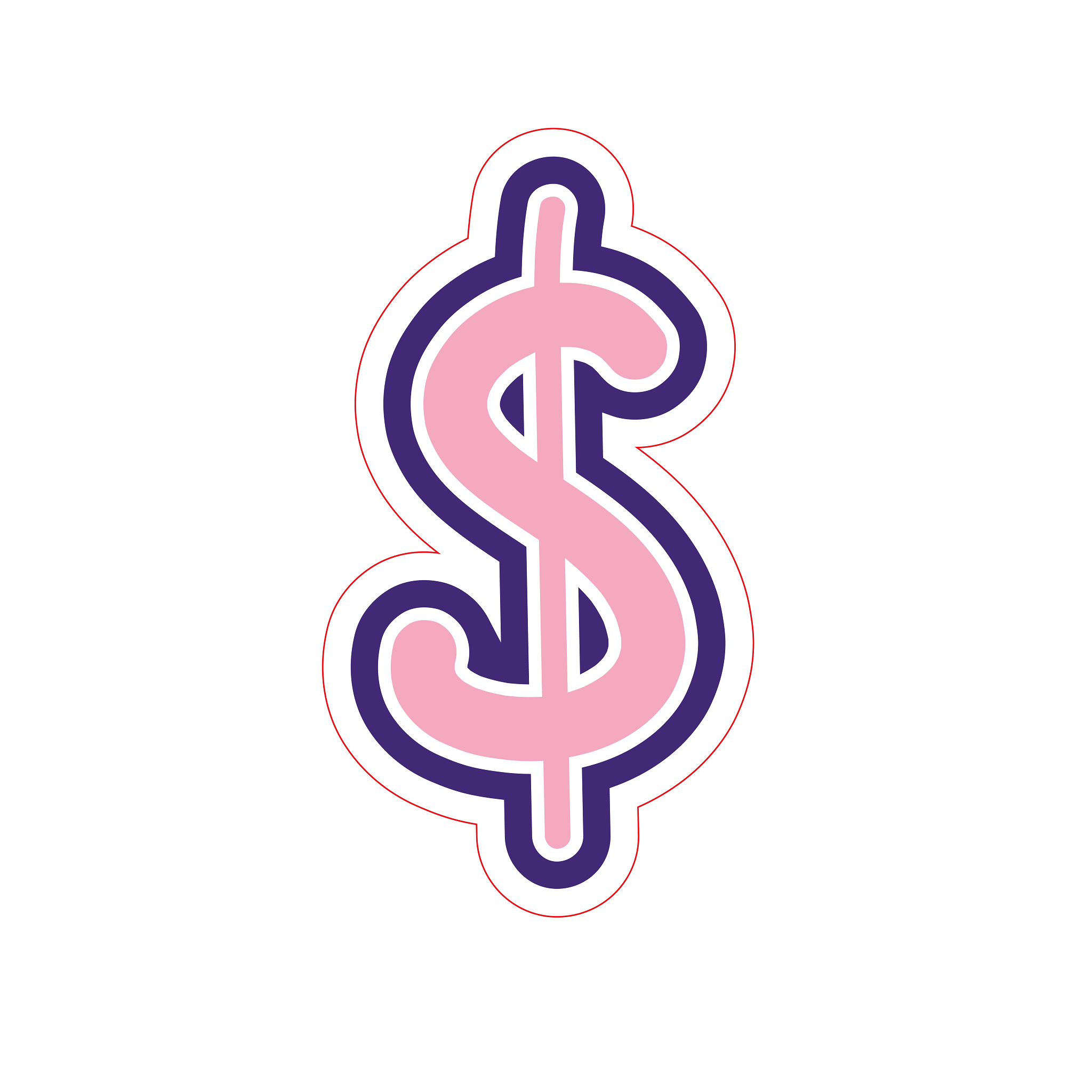 Inspirational Quote - "Dollar Sign" Motivational Sticker Vinyl Decal Motivation Stickers - 5" Vinyl Sticker Waterproof.
