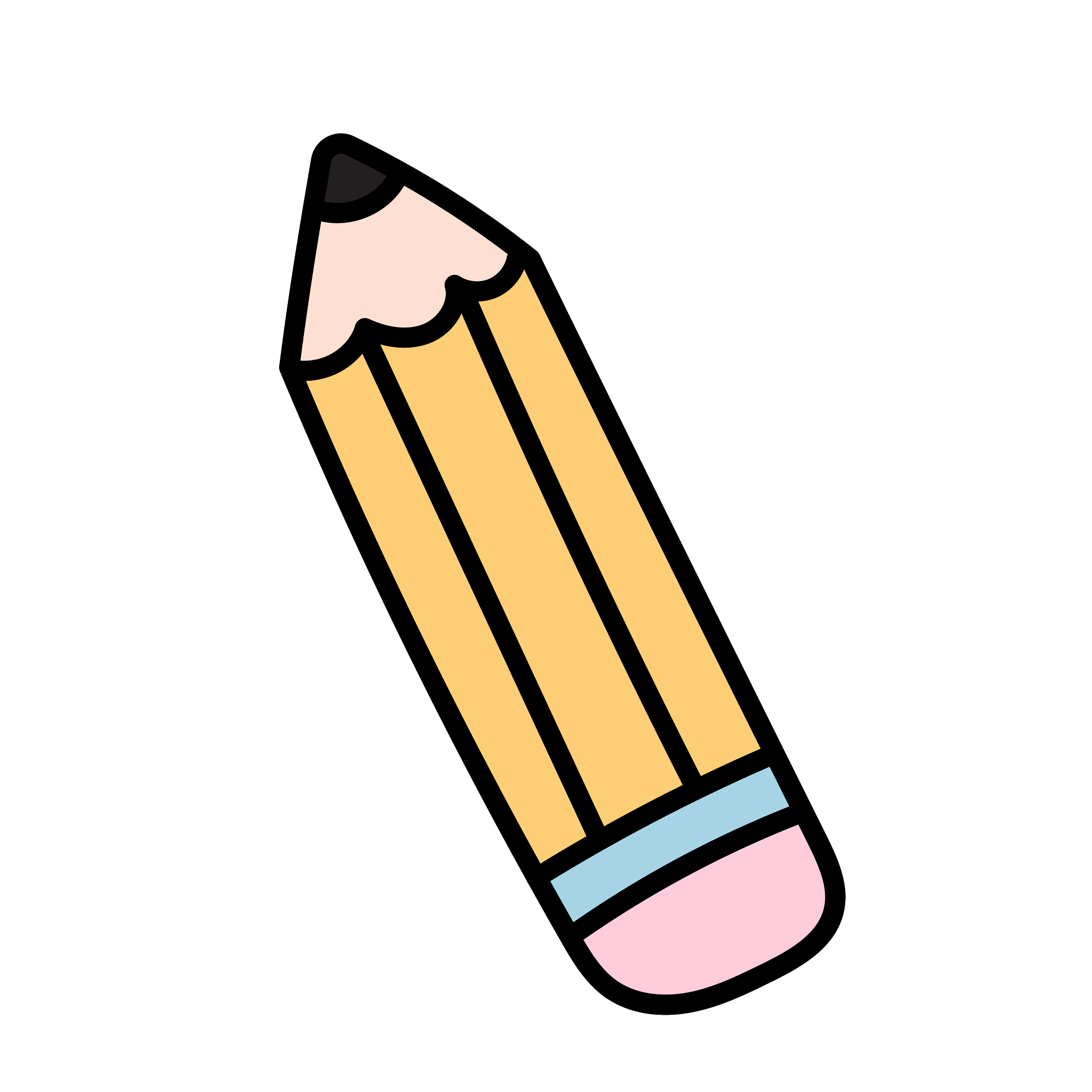 Inspirational Quote "Pencil Icon Vector" Motivational Sticker Vinyl Decal Motivation Stickers- 5" Vinyl Sticker Waterproof