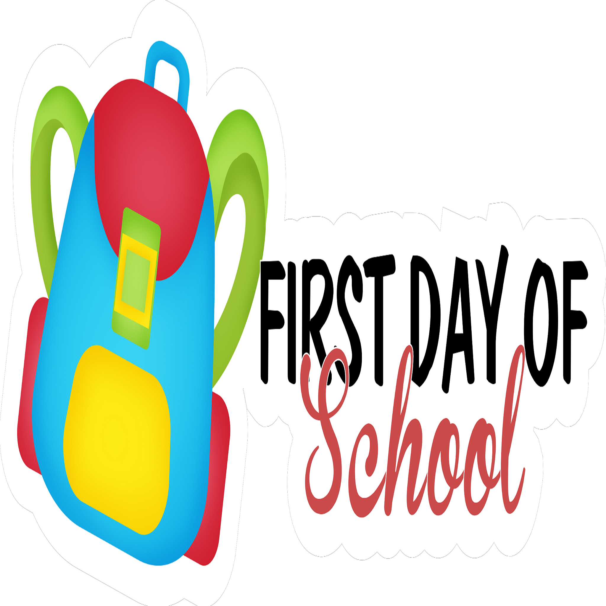 Inspirational Quote "First Day of School Quate Sticker" Motivational Sticker Vinyl Decal Motivation Stickers- 5" Vinyl Sticker Waterproof
