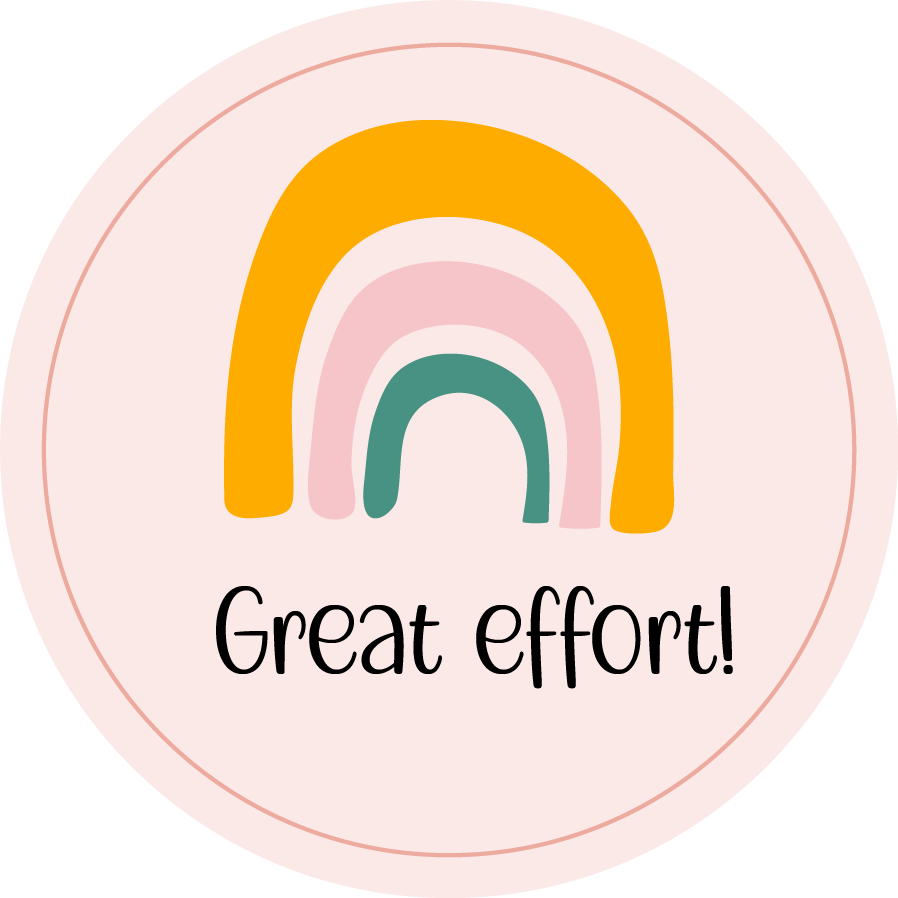 Inspirational Quote "Great Effort! Sticker" Motivational Sticker Vinyl Decal Motivation Stickers- 5" Vinyl Sticker Waterproof