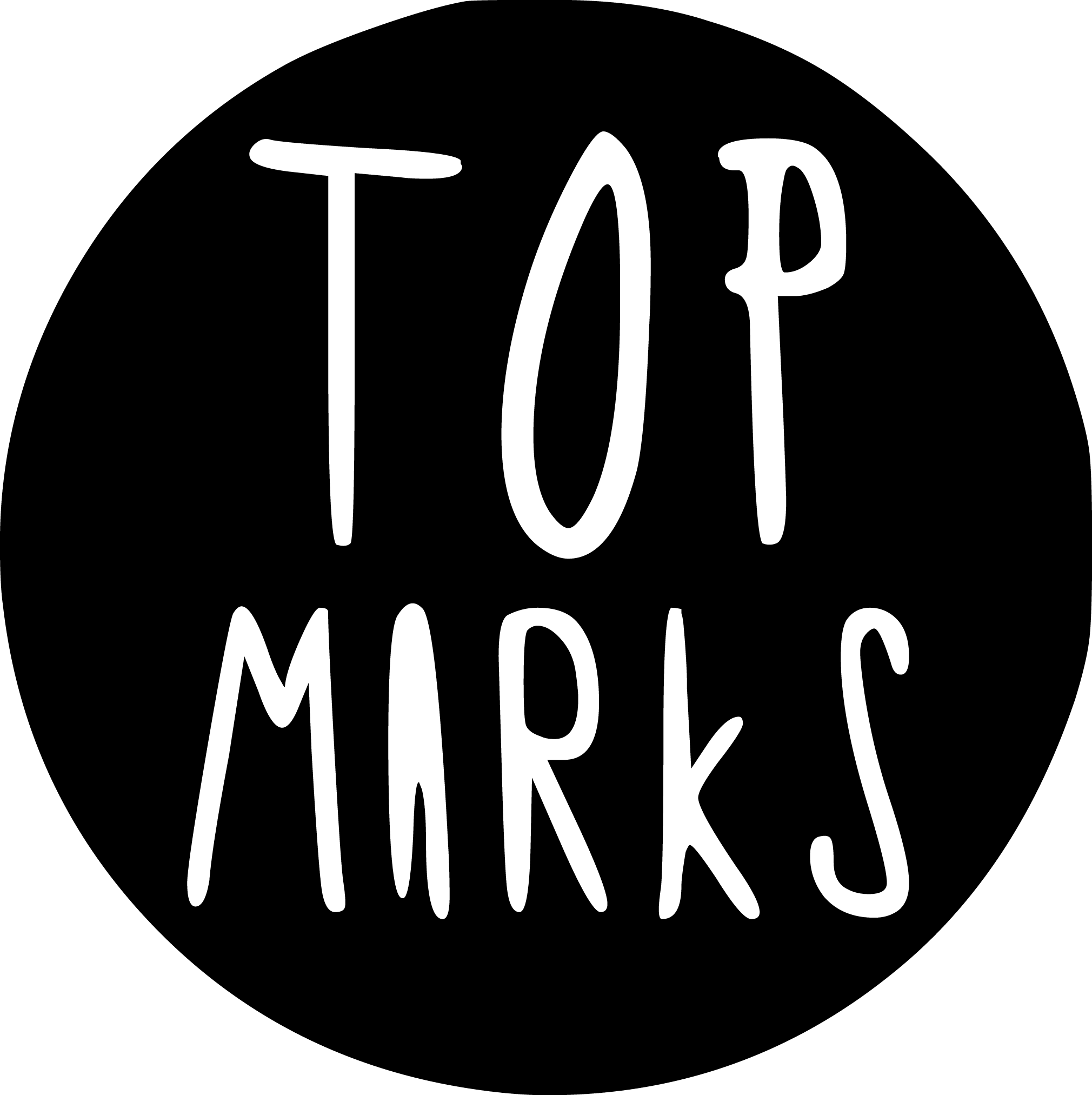 Inspirational Quote "Top Marks" Motivational Sticker Vinyl Decal Motivation Stickers- 5" Vinyl Sticker Waterproof