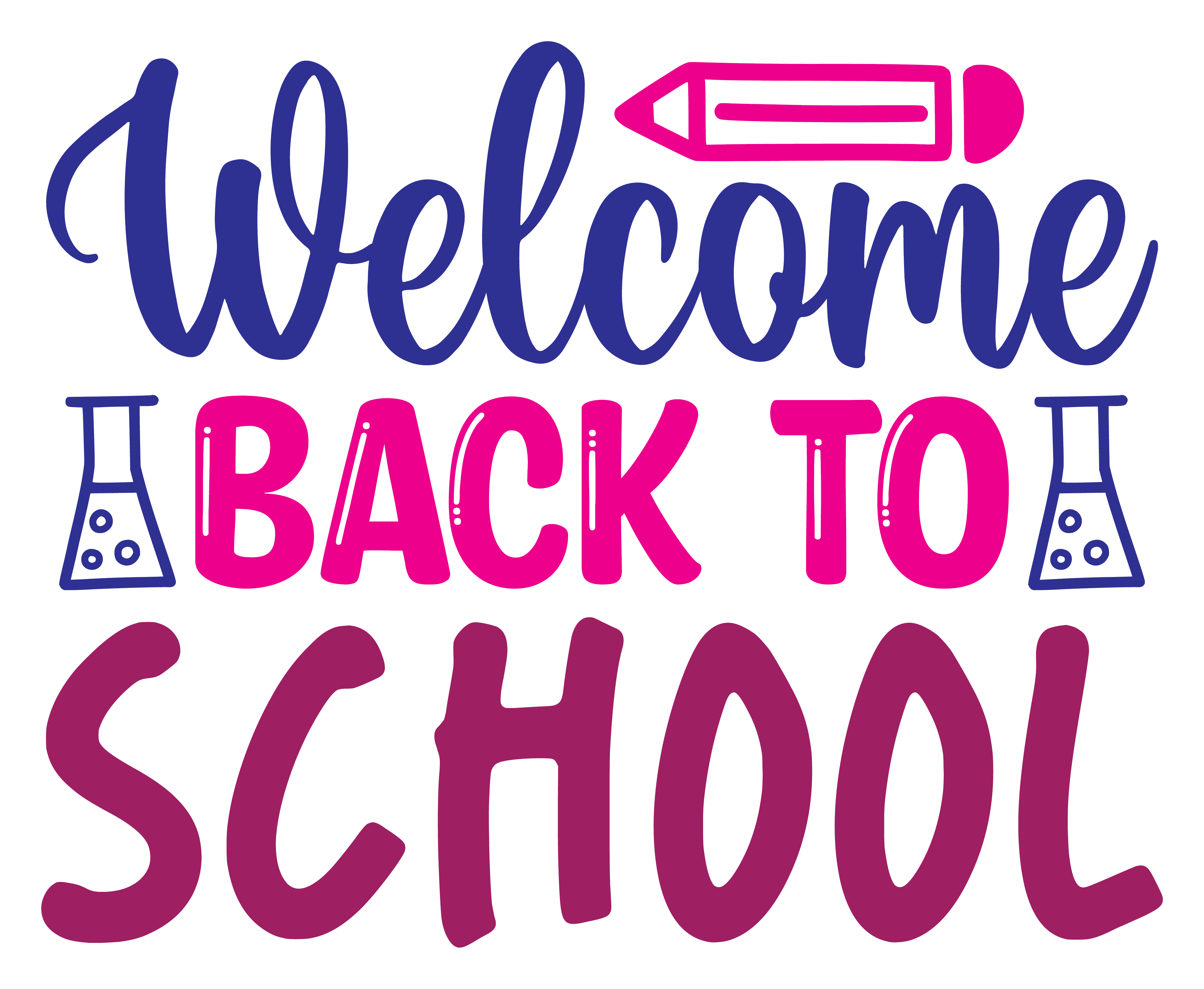 Inspirational Quote "Welcome Back to School - Sticker" Motivational Sticker Vinyl Decal Motivation Stickers- 5" Vinyl Sticker Waterproof