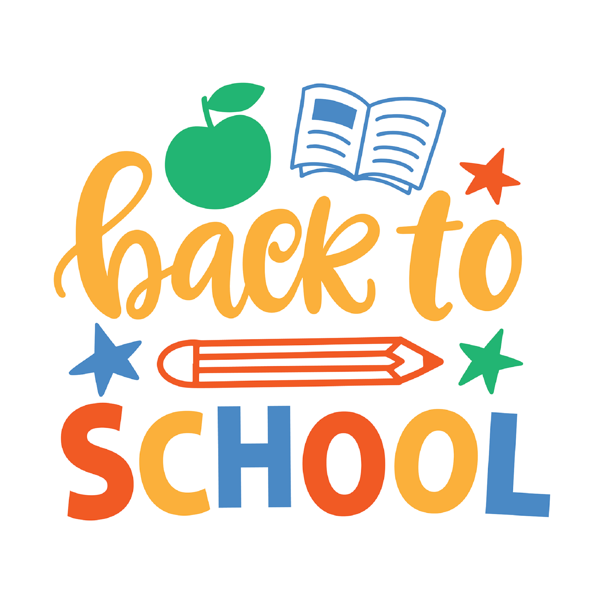 Inspirational Quote "Back to School Vector" Motivational Sticker Vinyl Decal Motivation Stickers- 5" Vinyl Sticker Waterproof
