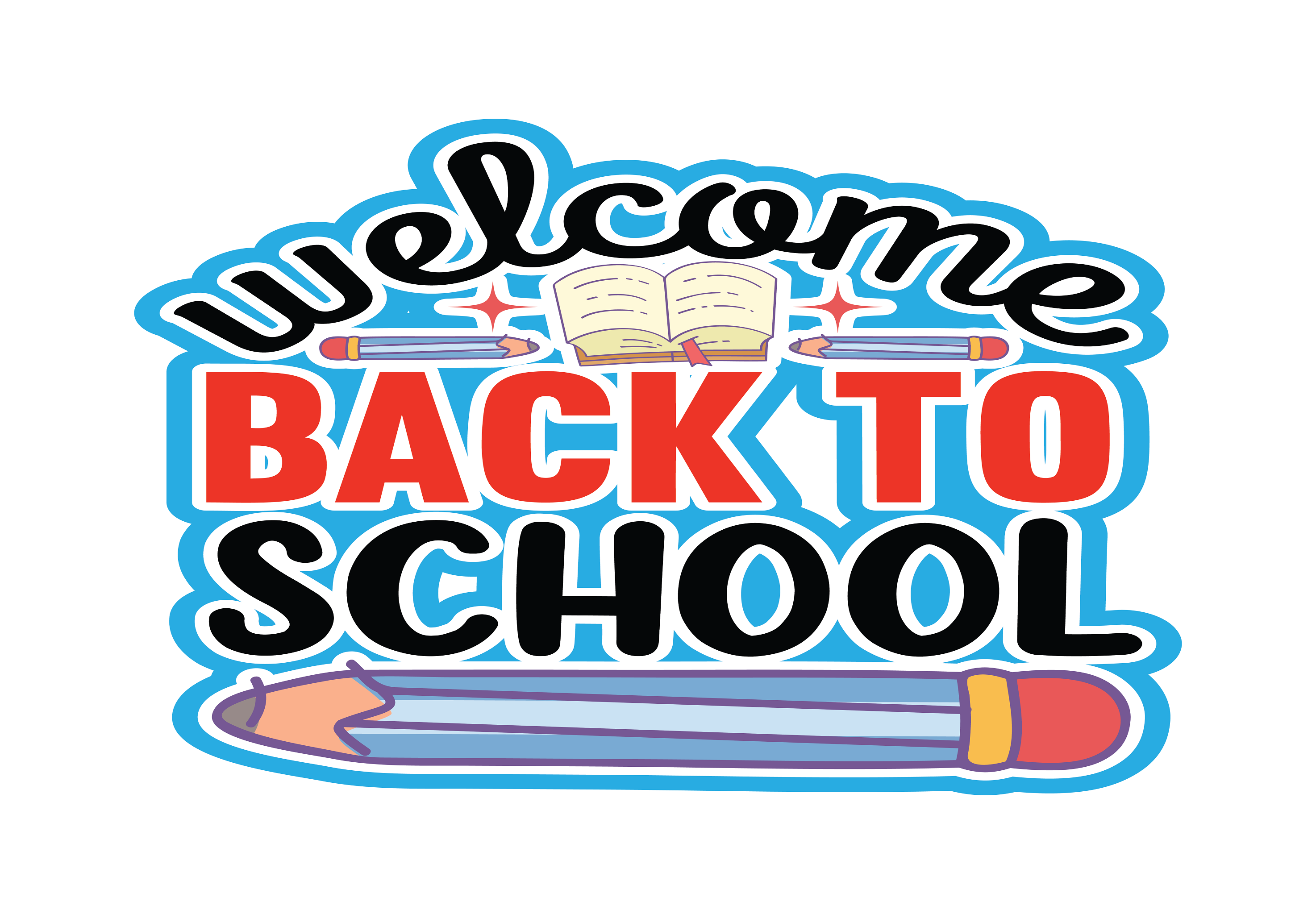 Inspirational Quote "Welcome Back to School, Unique Sticker" Motivational Sticker Vinyl Decal Motivation Stickers- 5" Vinyl Sticker Waterproof