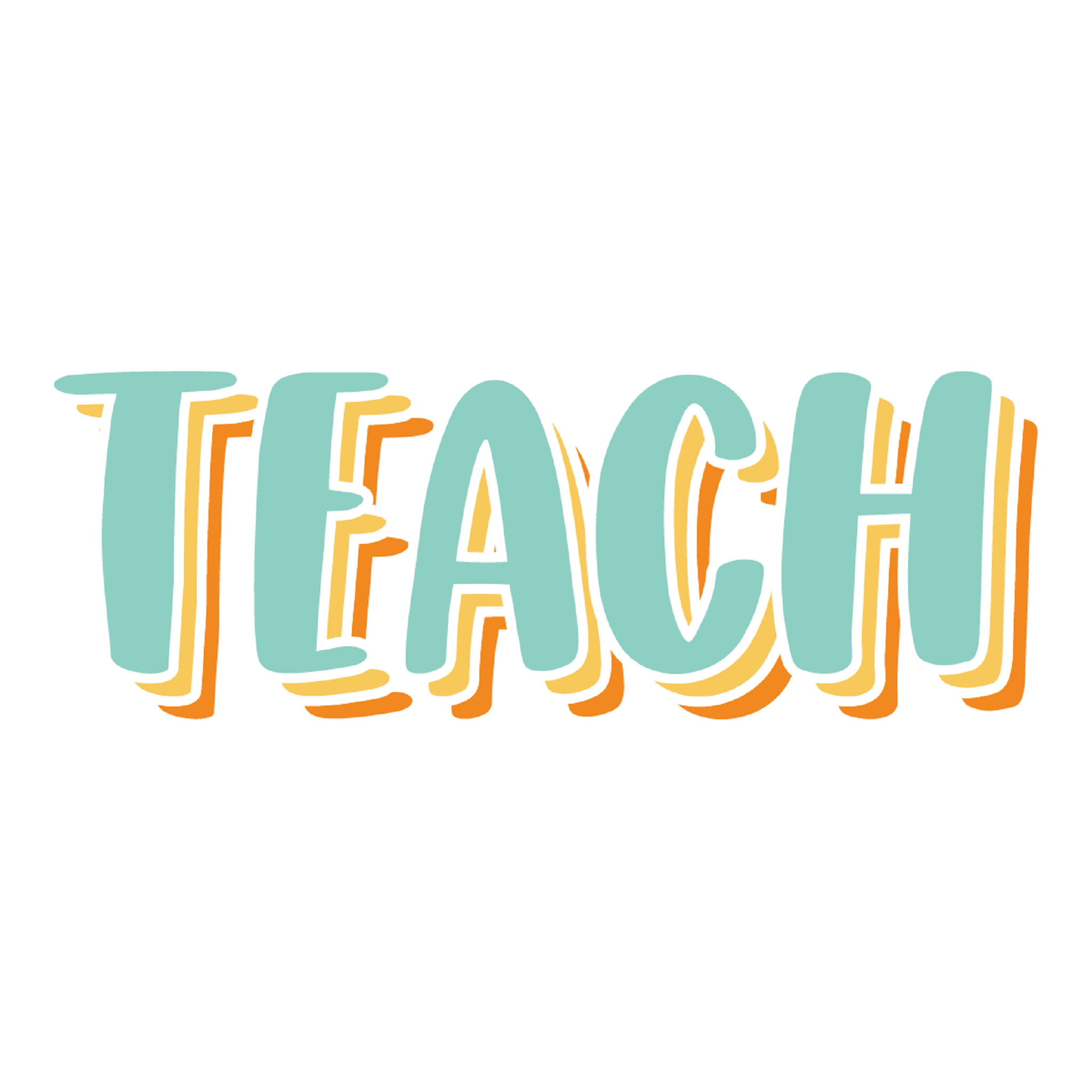 Inspirational Quote "Teach Icon Sticker" Motivational Sticker Vinyl Decal Motivation Stickers- 5" Vinyl Sticker Waterproof