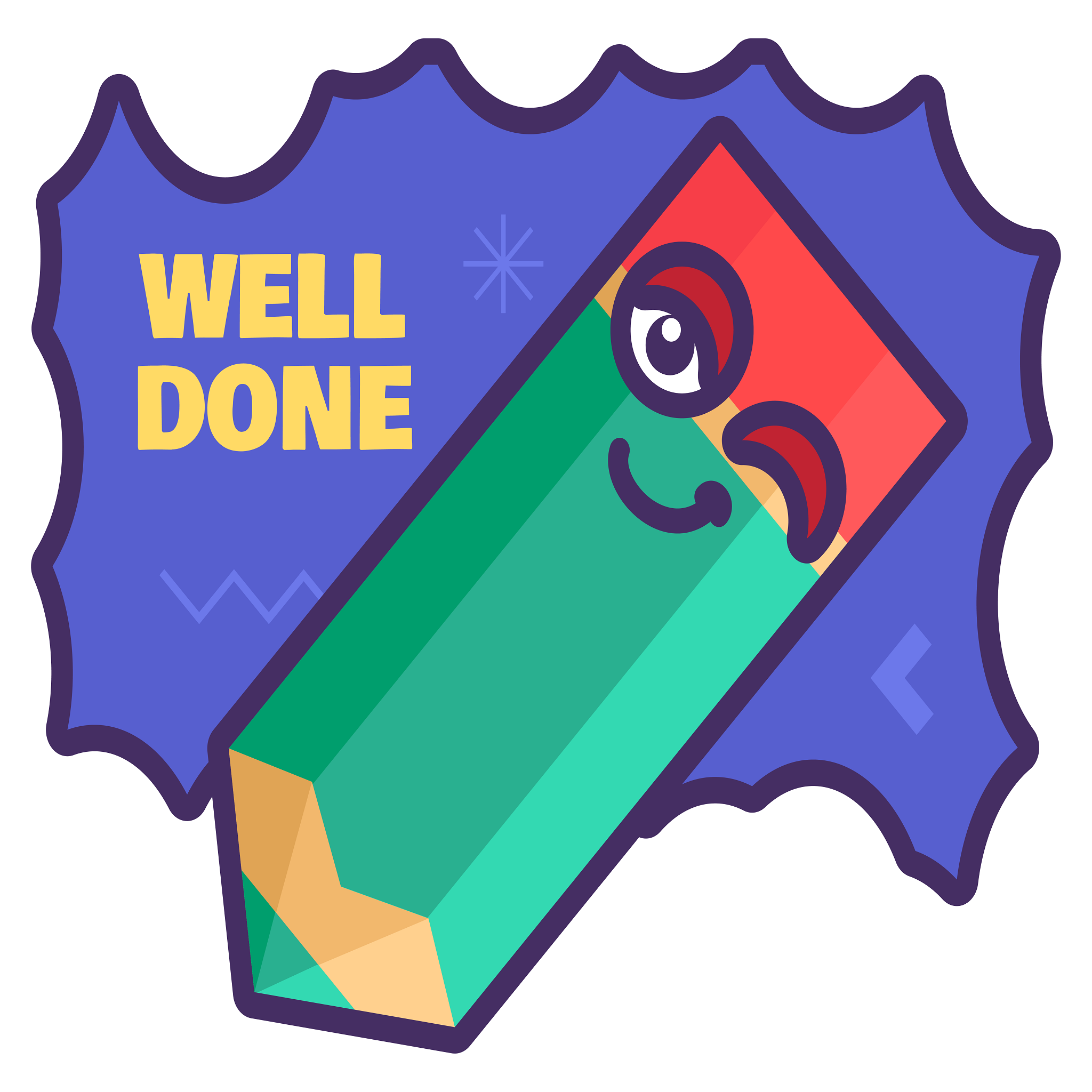 Inspirational Quote "Well Done, Sticker" Motivational Sticker Vinyl Decal Motivation Stickers- 5" Vinyl Sticker Waterproof