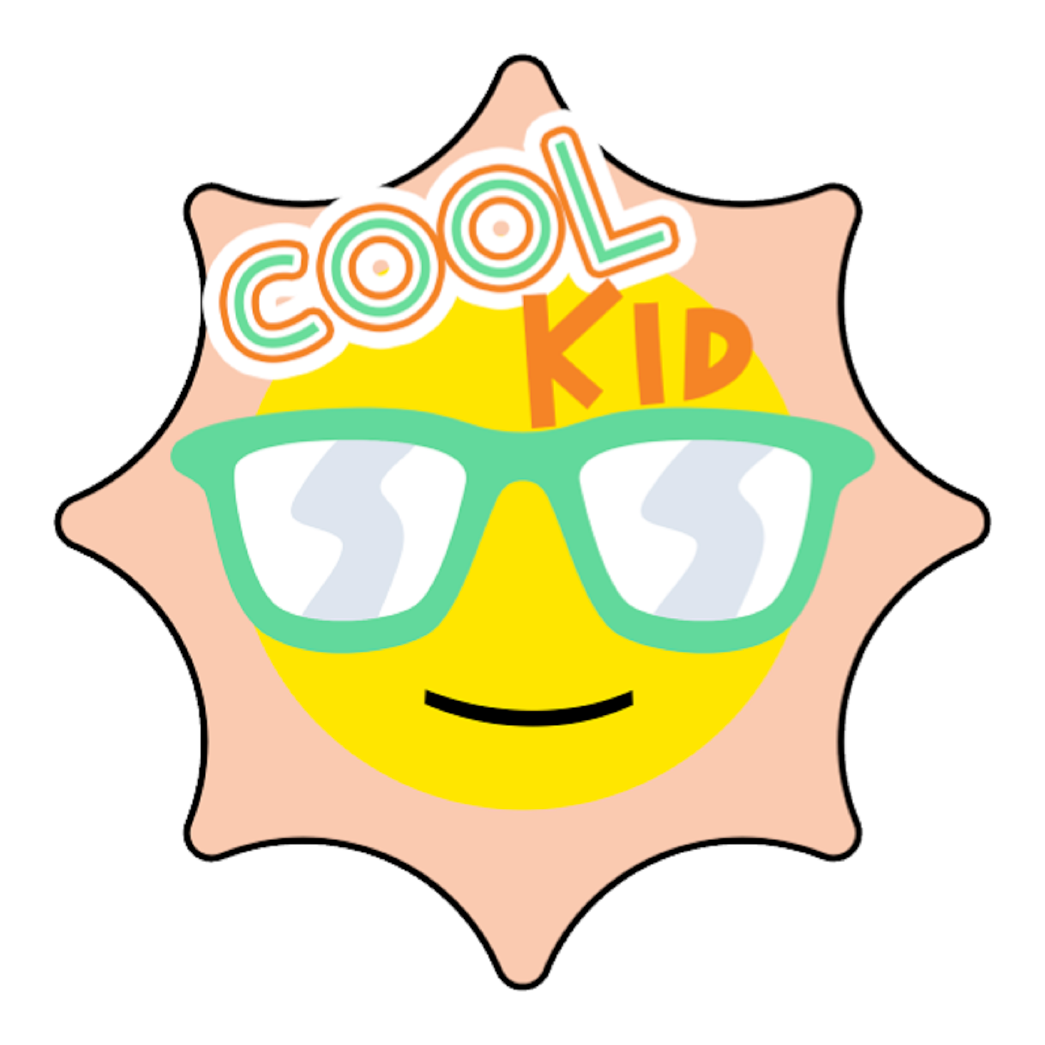 Inspirational Quote "Cool Kid" Motivational Sticker Vinyl Decal Motivation Stickers- 5" Vinyl Sticker Waterproof