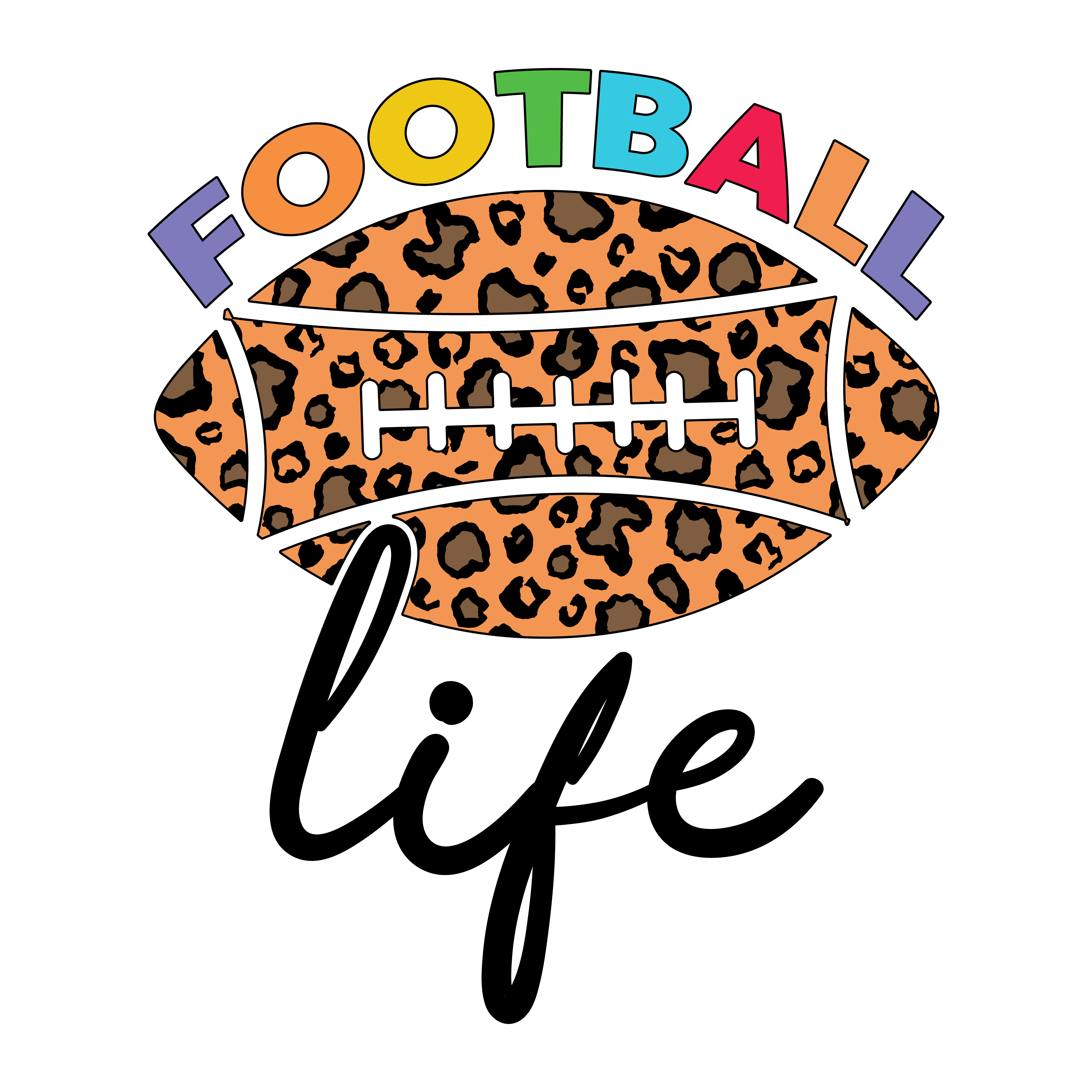 Inspirational Quote Football Life Motivational Sticker Vinyl Decal Motivation Stickers- 5" Vinyl Sticker Waterproof