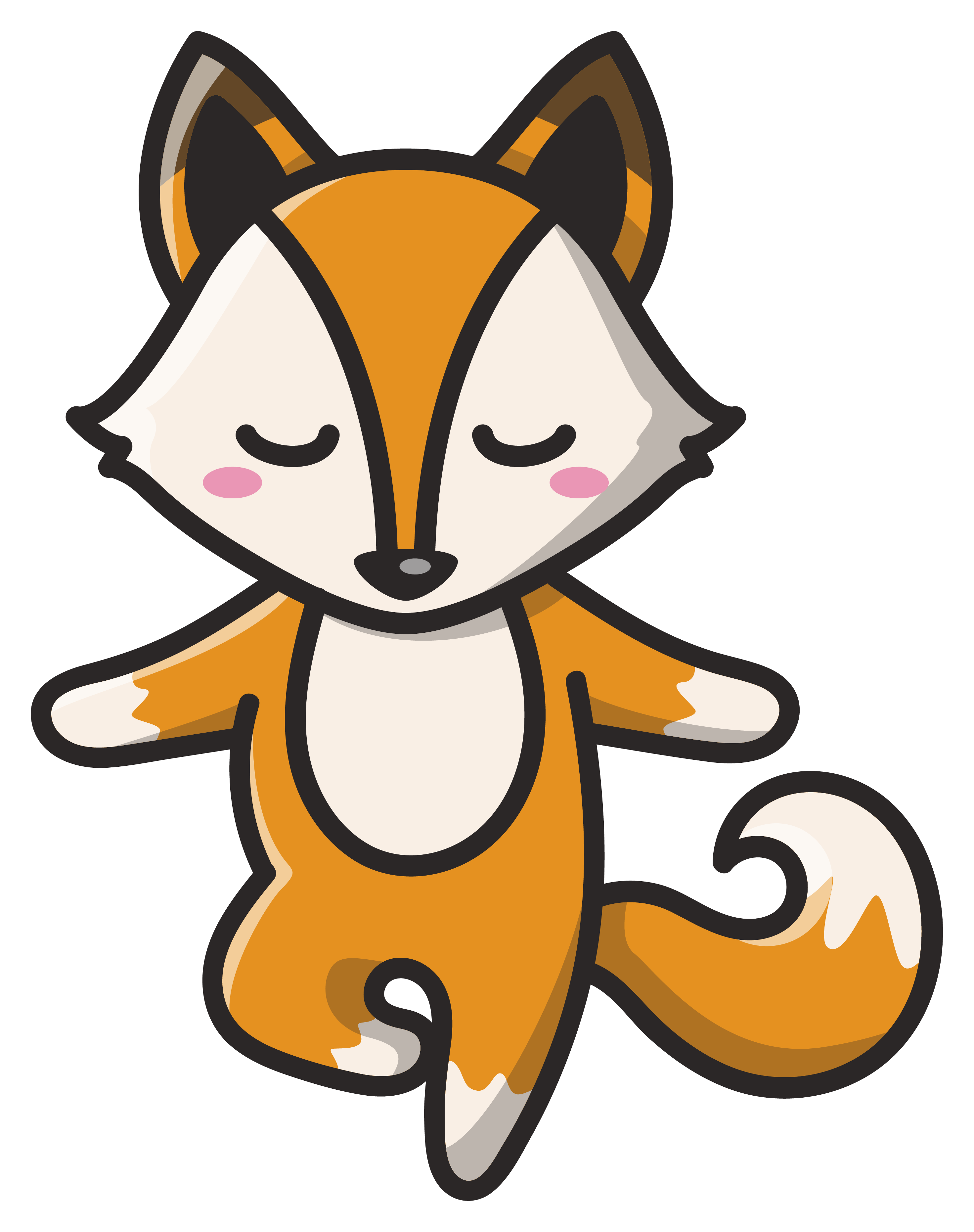 Inspirational Quote Playing Fox Motivational Sticker Vinyl Decal Motivation Stickers- 5" Vinyl Sticker Waterproof