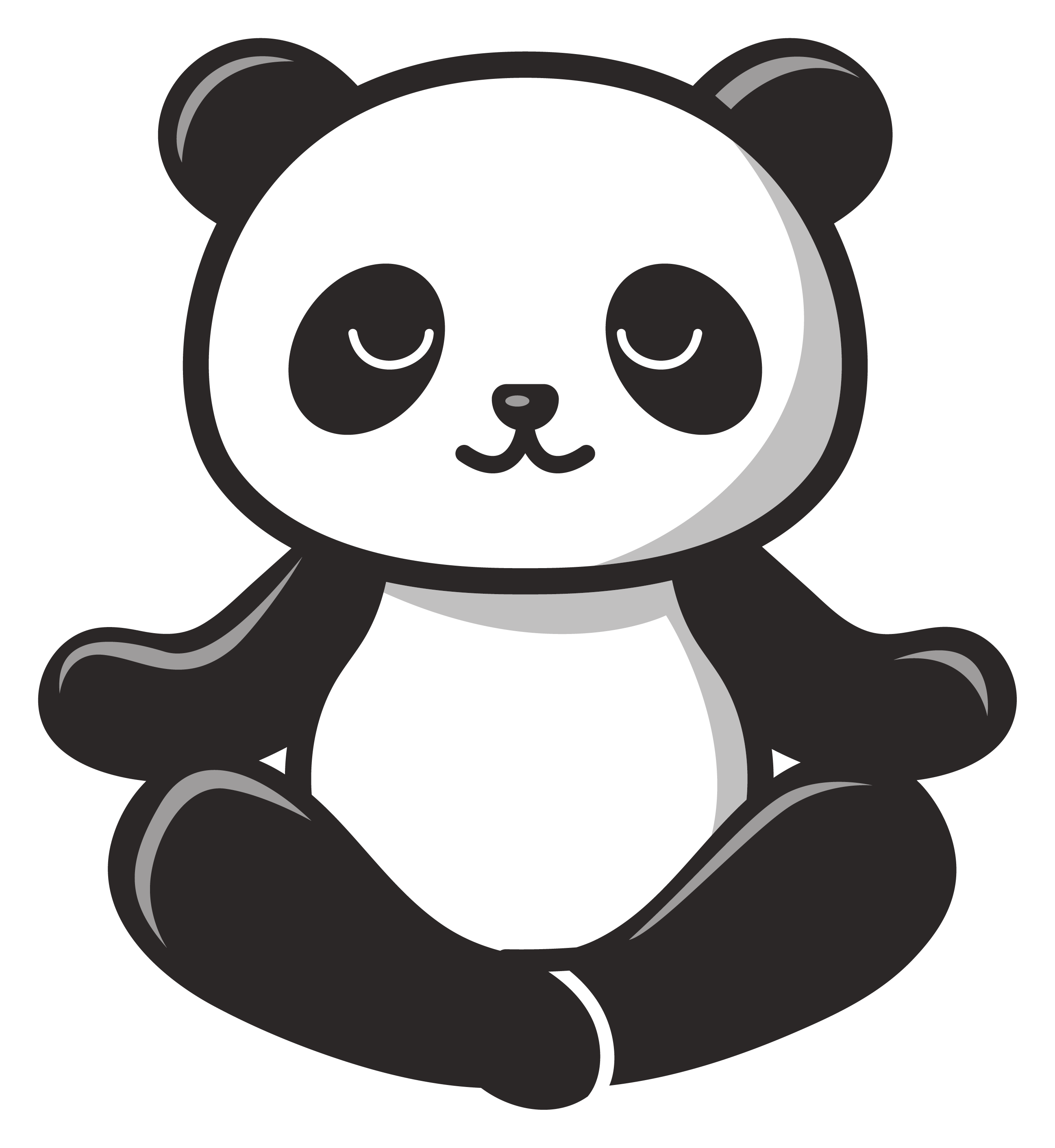 Inspirational Quote Cute Panda Sticker Motivational Sticker Vinyl Decal Motivation Stickers- 5" Vinyl Sticker Waterproof