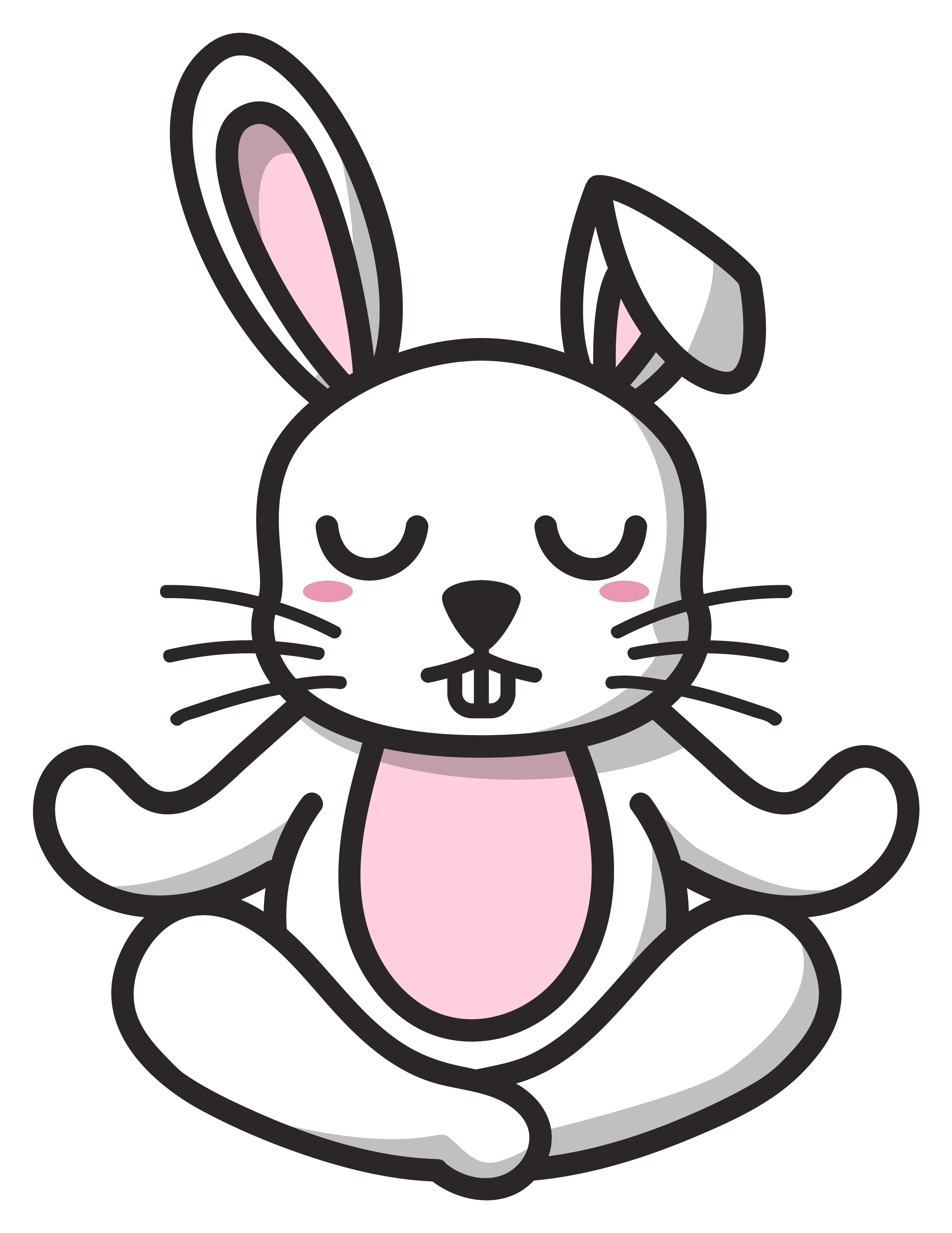 Inspirational Quote Rabbit Cartoon Motivational Sticker Vinyl Decal Motivation Stickers- 5" Vinyl Sticker Waterproof