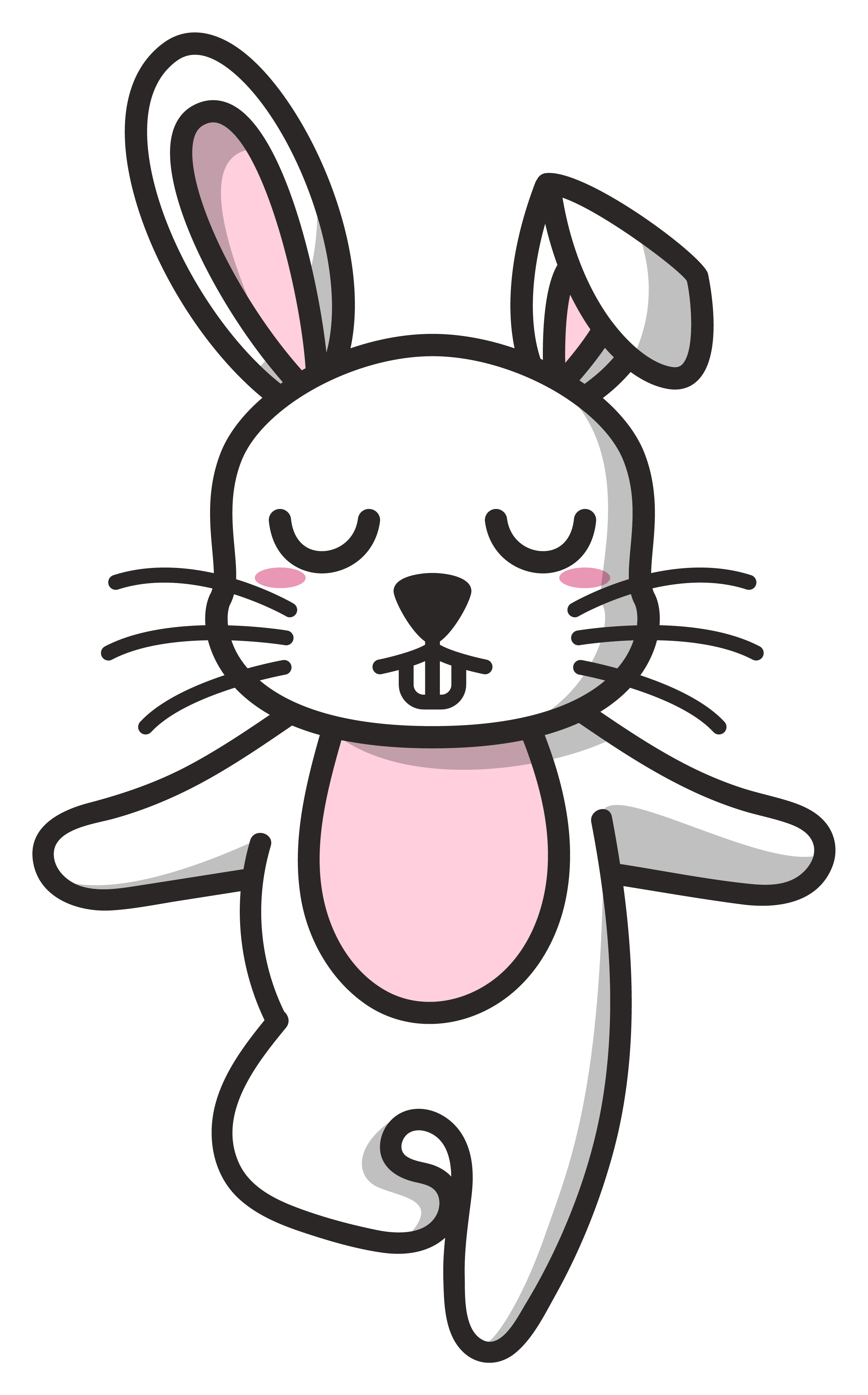 Inspirational Quote Playing Rabbit Motivational Sticker Vinyl Decal Motivation Stickers- 5" Vinyl Sticker Waterproof