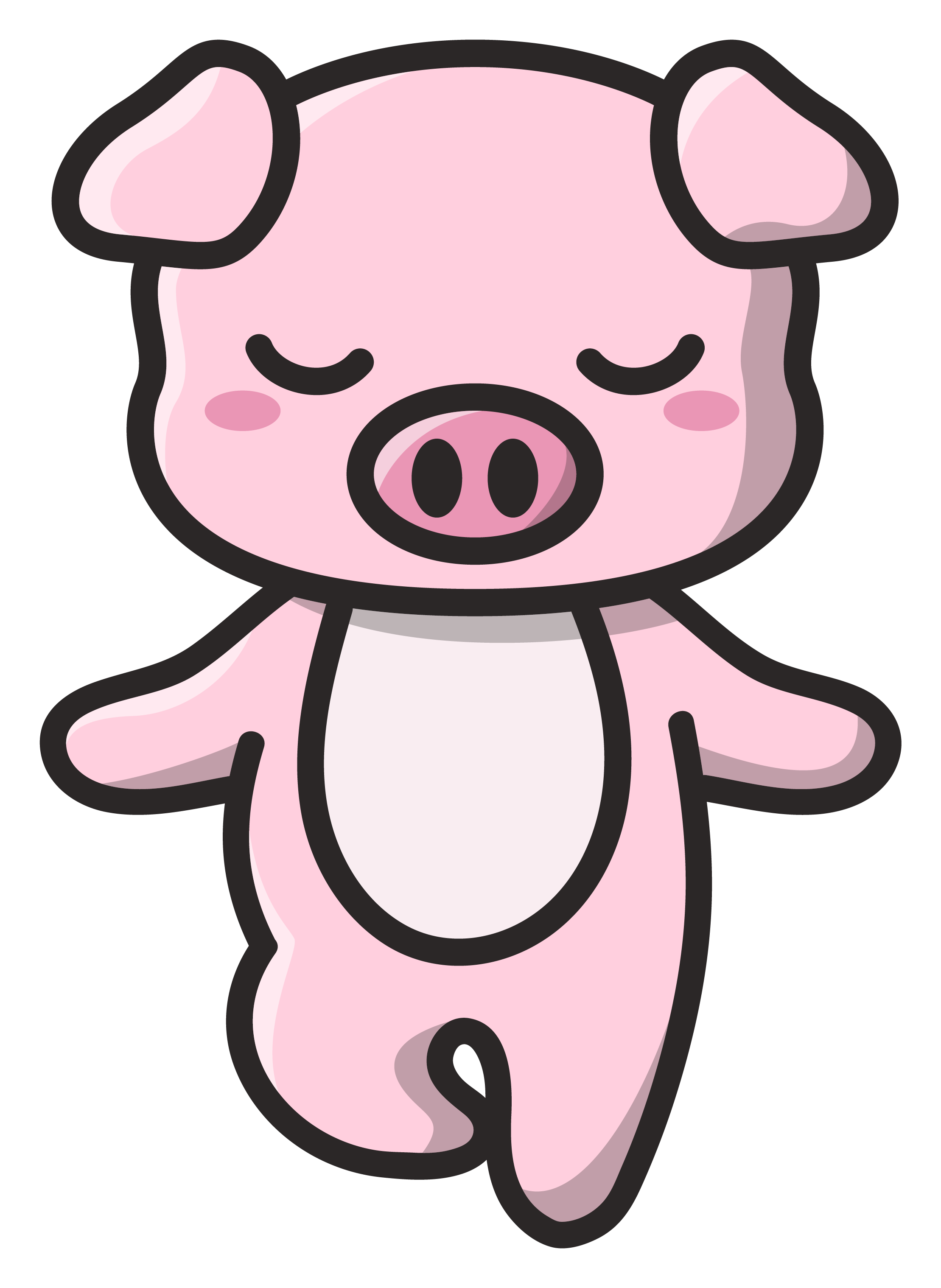 Inspirational Quote Playing Pig Sticker Motivational Sticker Vinyl Decal Motivation Stickers- 5" Vinyl Sticker Waterproof