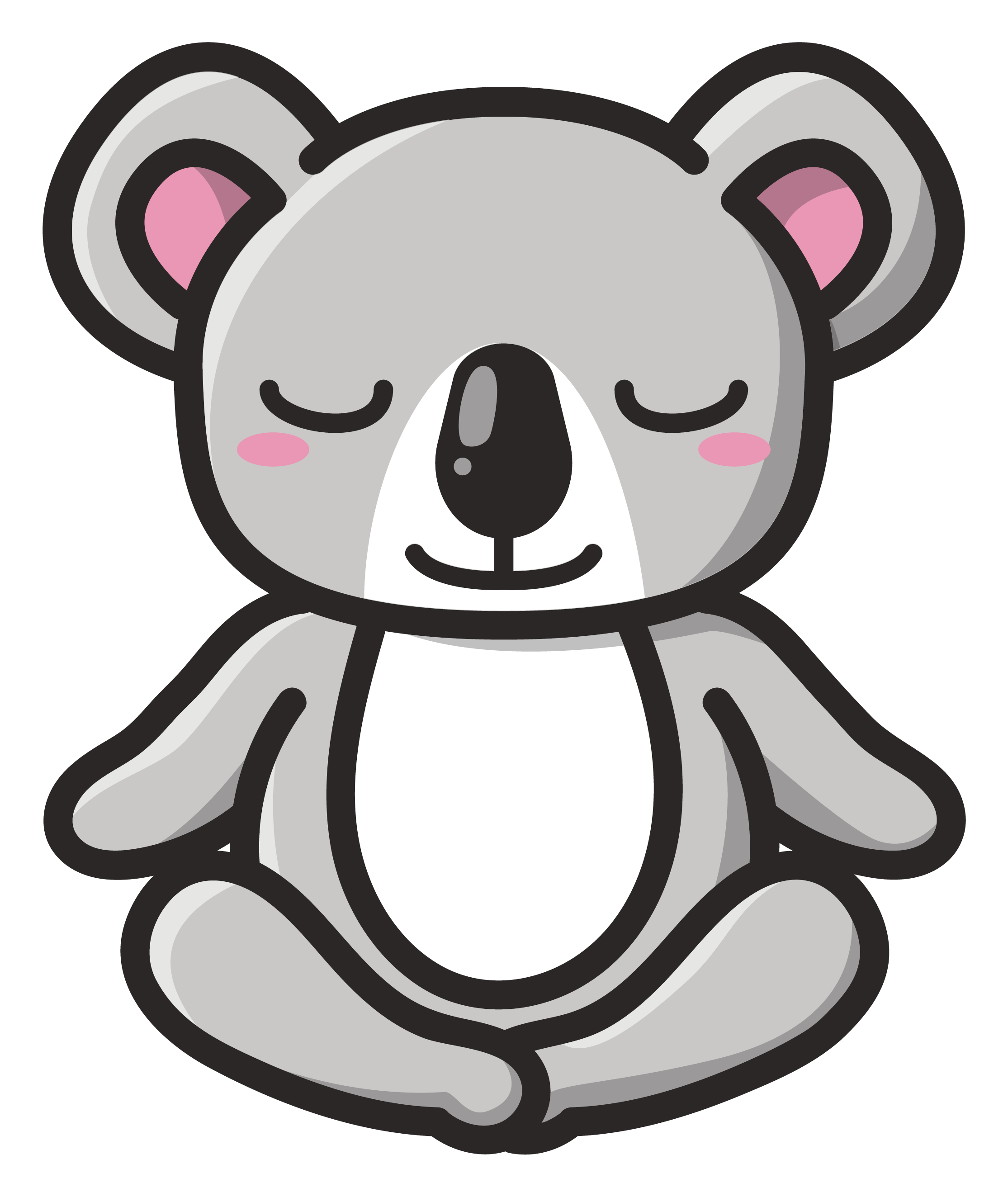 Inspirational Quote Cute Koala Motivational Sticker Vinyl Decal Motivation Stickers- 5" Vinyl Sticker Waterproof