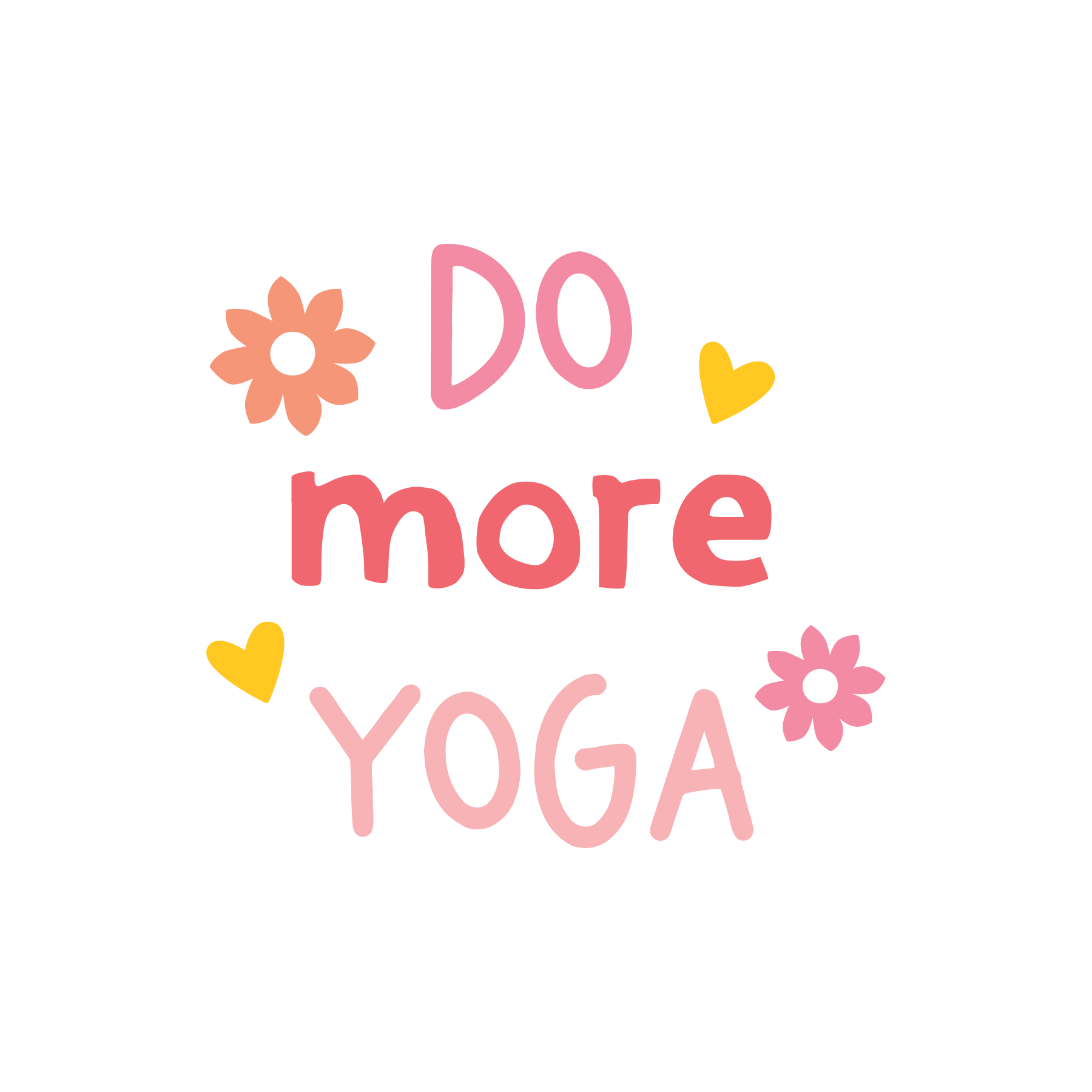 Inspirational Quote Do More Yoga Motivational Sticker Vinyl Decal Motivation Stickers- 5" Vinyl Sticker Waterproof