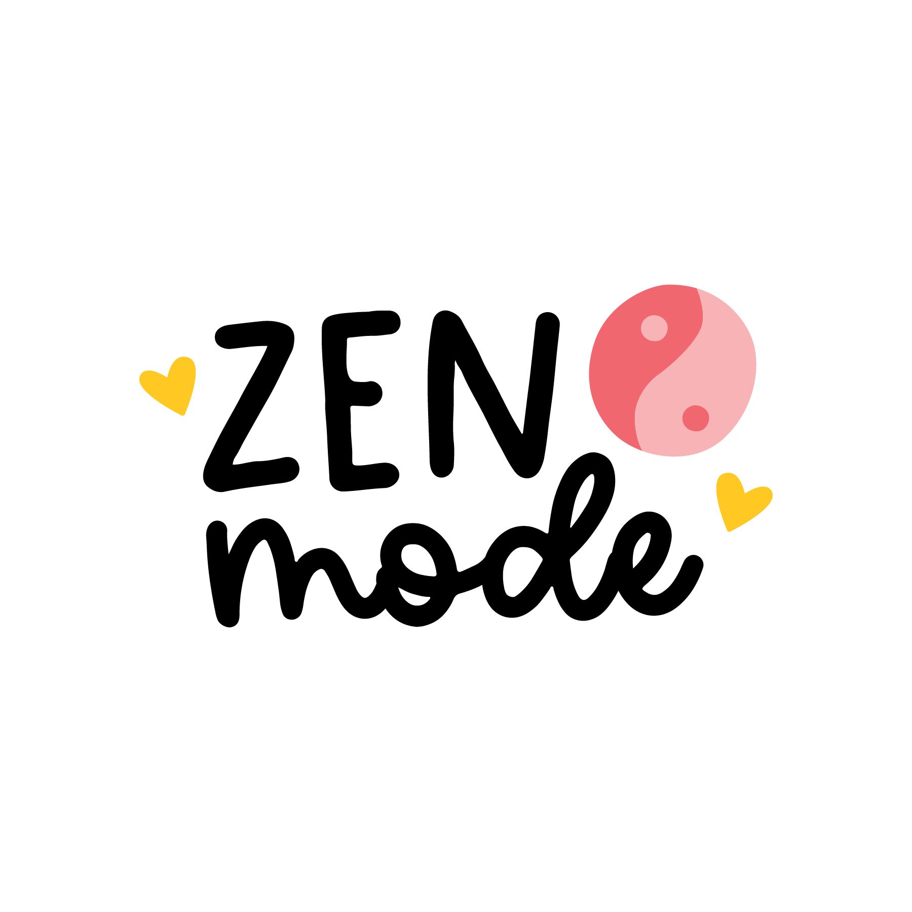 Inspirational Quote Zen Mode Motivational Sticker Vinyl Decal Motivation Stickers- 5" Vinyl Sticker Waterproof