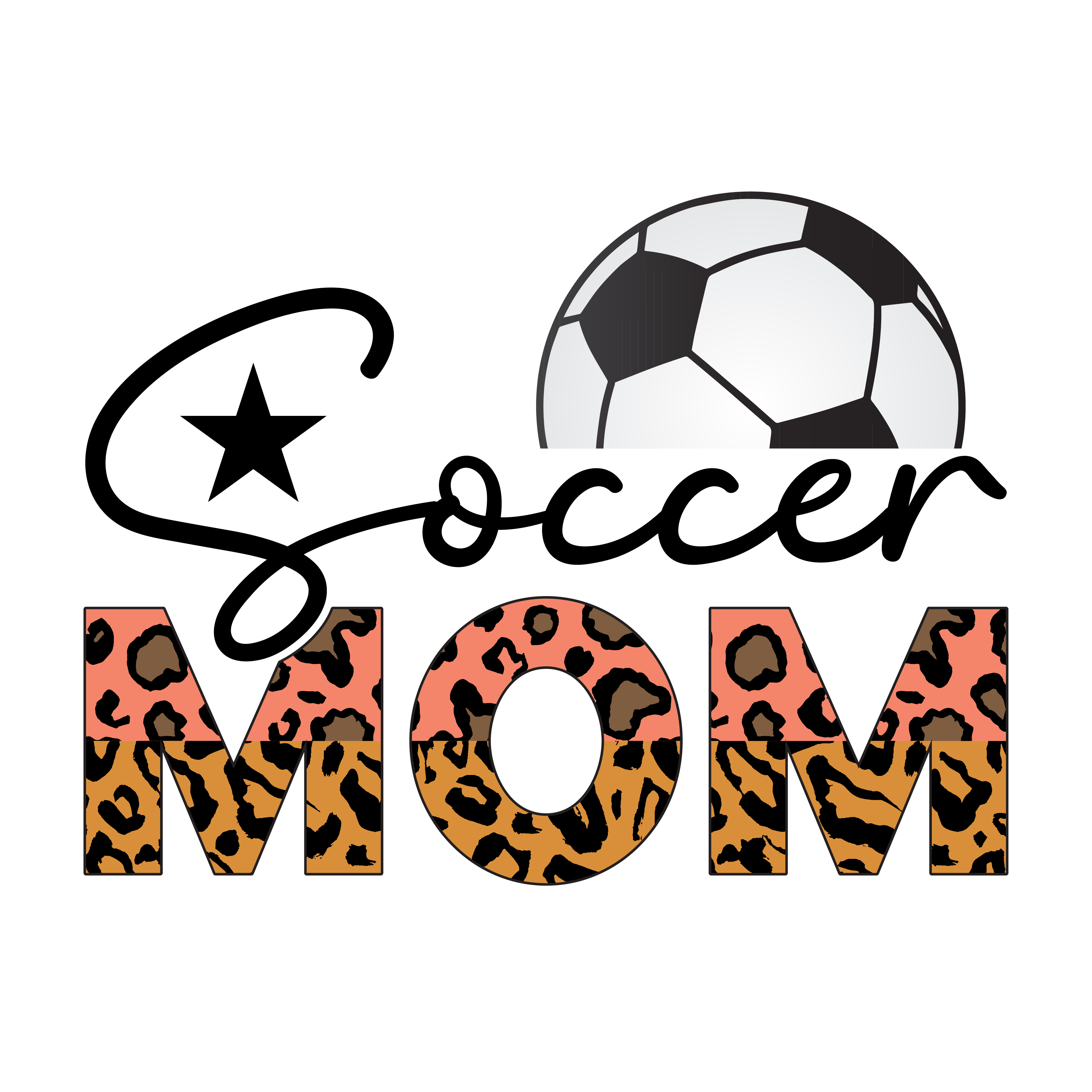 Inspirational Quote Soccer Mom & Motivational Sticker - Vinyl Decal Motivation Stickers- 5" Vinyl Sticker Waterproof