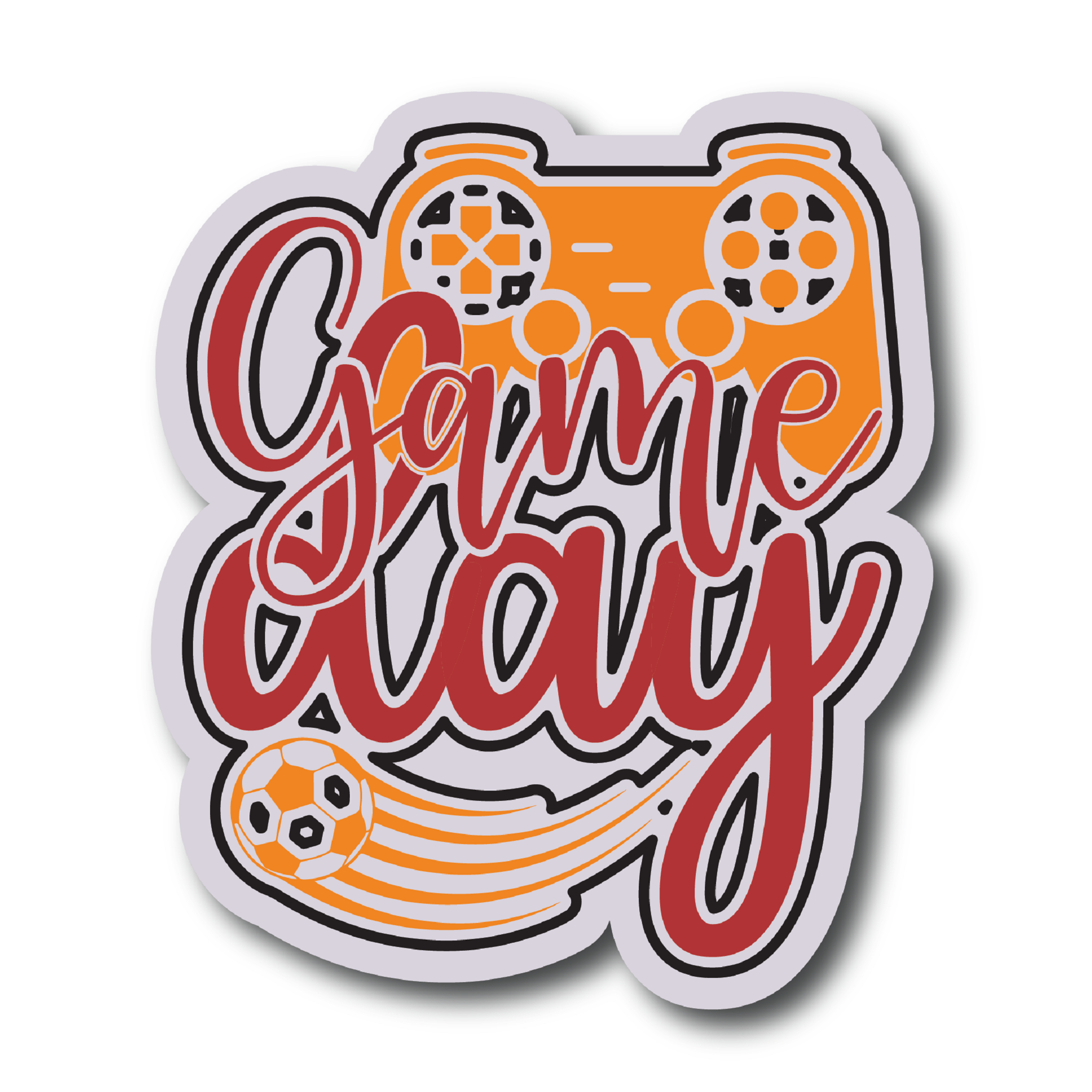 Inspirational Quote Game Day Sticker Logo Motivational Sticker Vinyl Decal Motivation Stickers- 5" Vinyl Sticker Waterproof