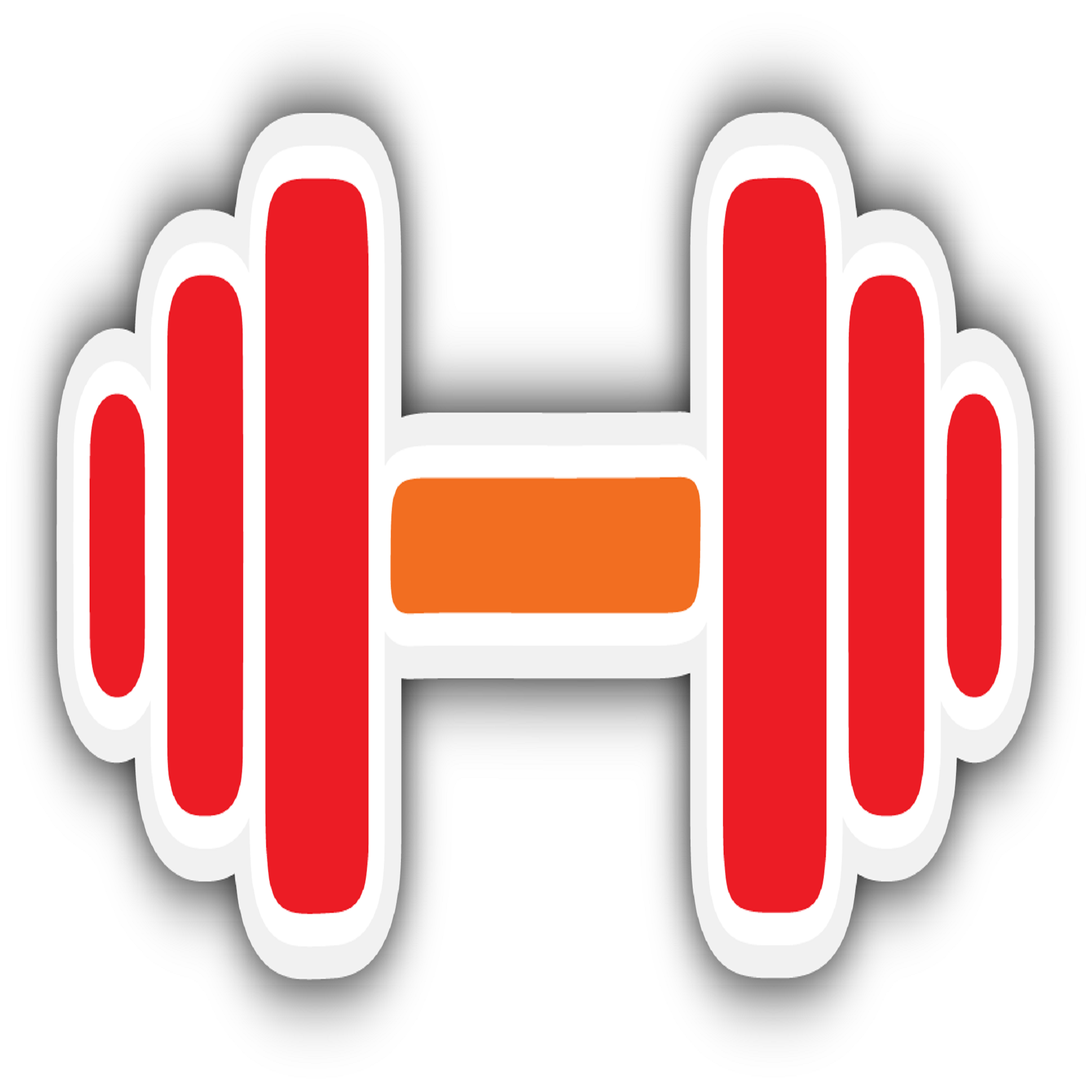 Inspirational Quote Red and Orange Gym Logo Motivational Sticker Vinyl Decal Motivation Stickers- 5" Vinyl Sticker Waterproof