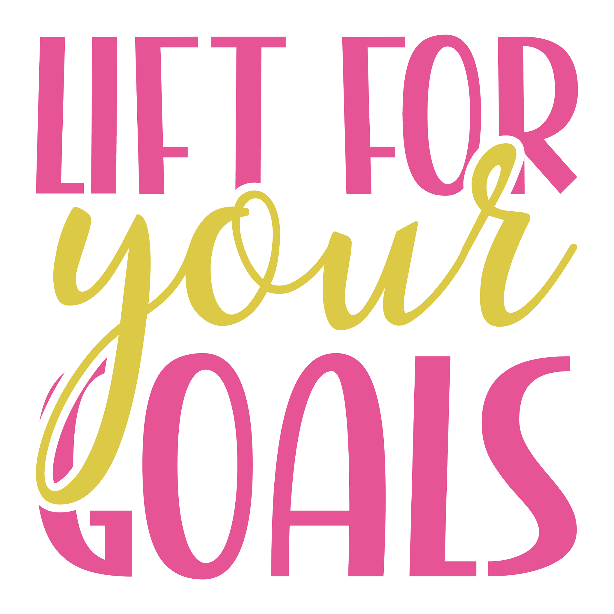 Inspirational Quote Lift for Your Goals Motivational Sticker Vinyl Decal Motivation Stickers- 5" Vinyl Sticker Waterproof