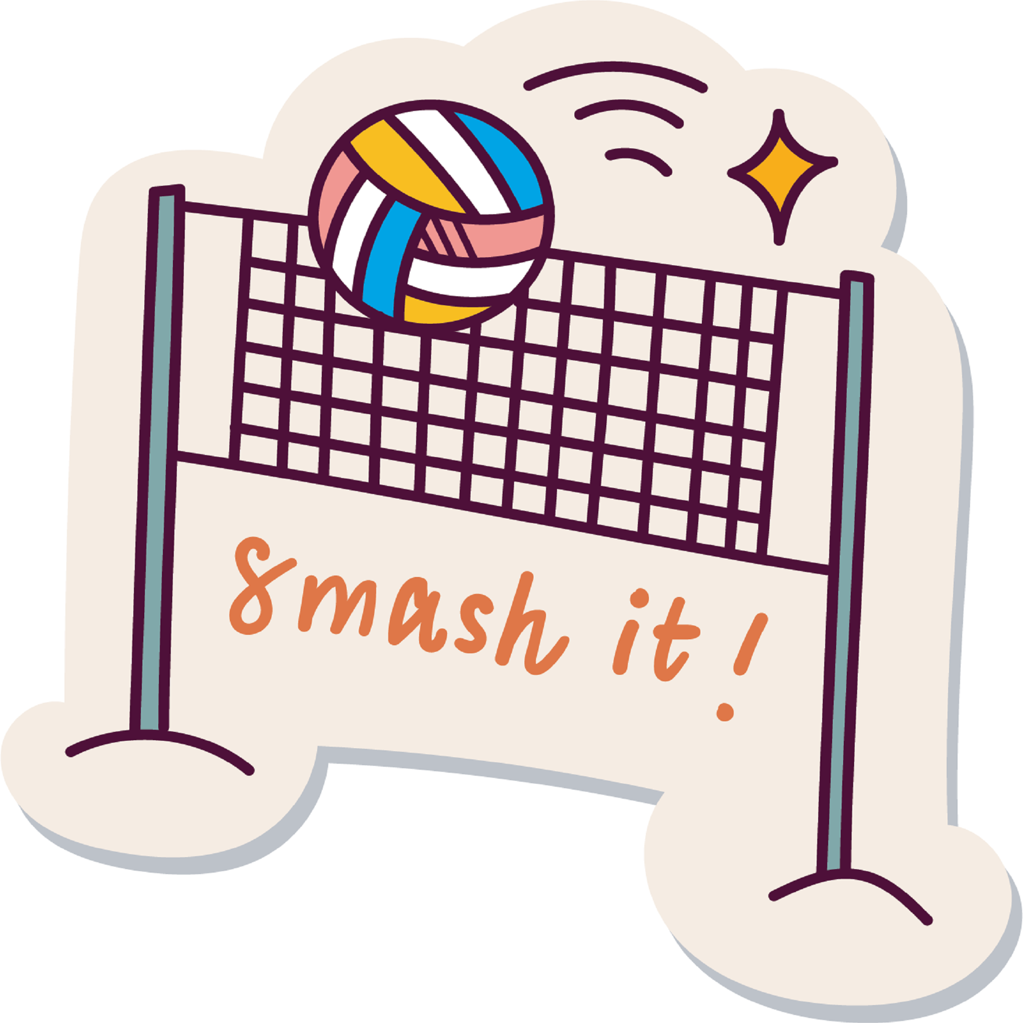 Inspirational Quote Smash It Foot Ball Sticker Motivational Sticker Vinyl Decal Motivation Stickers- 5" Vinyl Sticker Waterproof