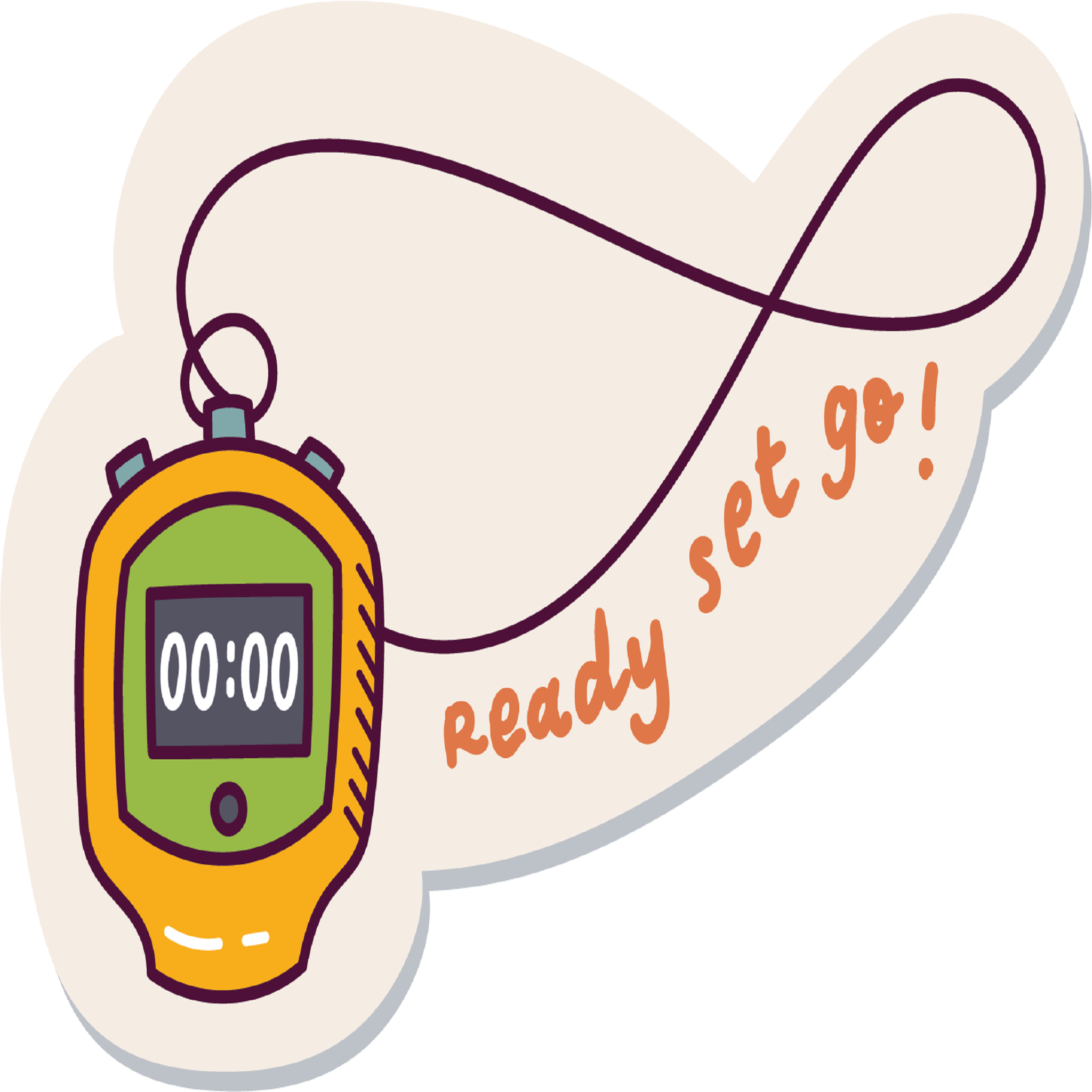 Inspirational Quote Ready Set Go Sticker Motivational Sticker Vinyl Decal Motivation Stickers- 5" Vinyl Sticker Waterproof