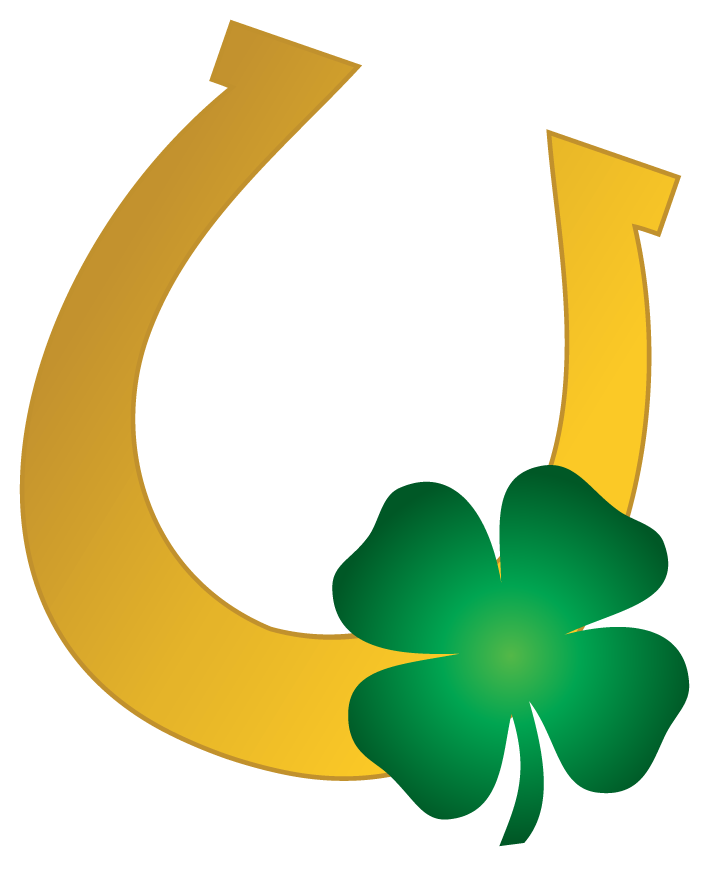 Inspirational Quote Golden Horseshoe and Green Leaf Motivational Sticker Vinyl Decal Motivation Stickers- 5" Vinyl Sticker Waterproof