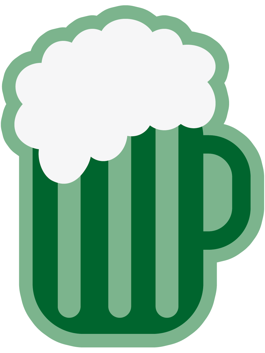 Inspirational Quote Green Irish Beer Mug Motivational Sticker Vinyl Decal Motivation Stickers- 5" Vinyl Sticker Waterproof