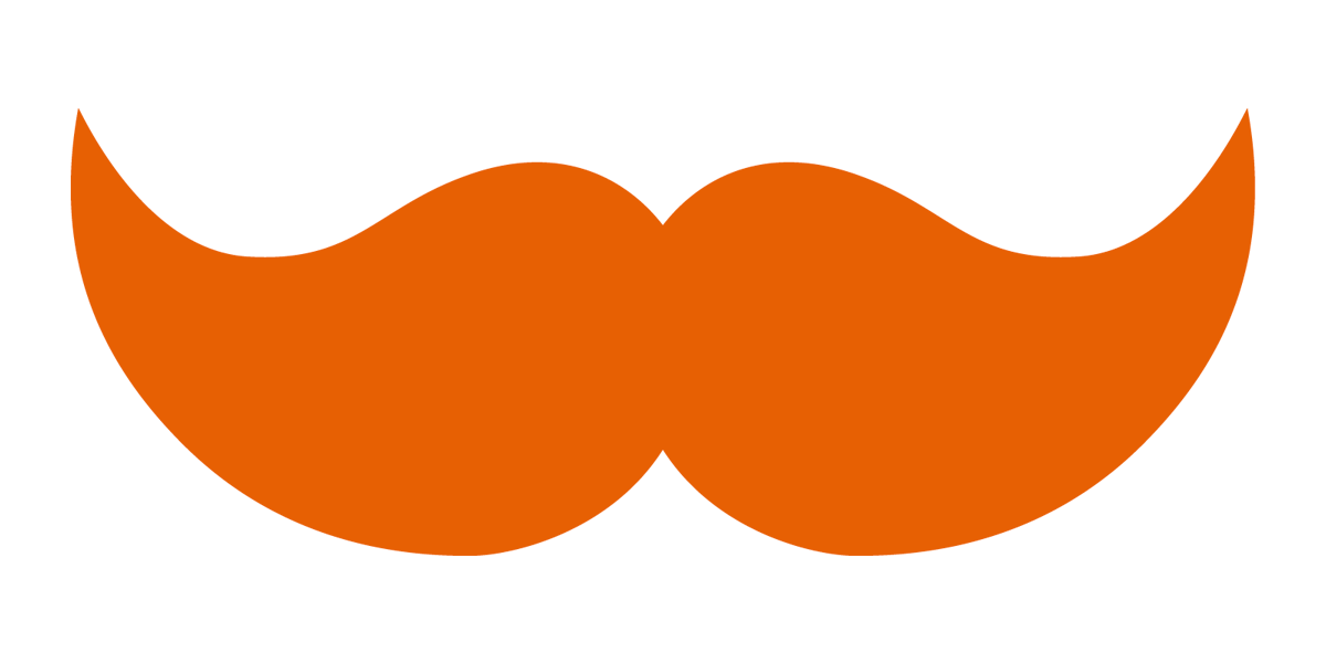Inspirational Quote Mustache Orange Motivational Sticker Vinyl Decal Motivation Stickers- 5" Vinyl Sticker Waterproof