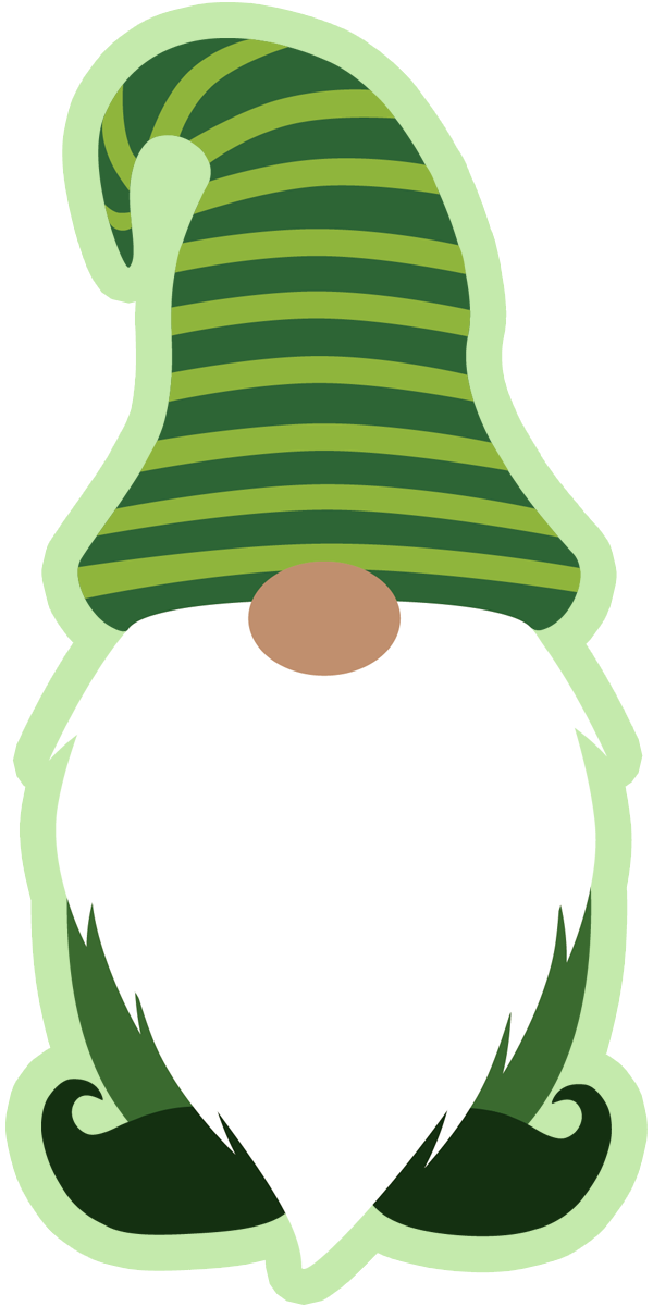 Inspirational Quote St. Patrick Hat Lineal Sticker Gnom Motivational Sticker Vinyl Decal Motivation Stickers- 5" Vinyl Sticker Waterproof