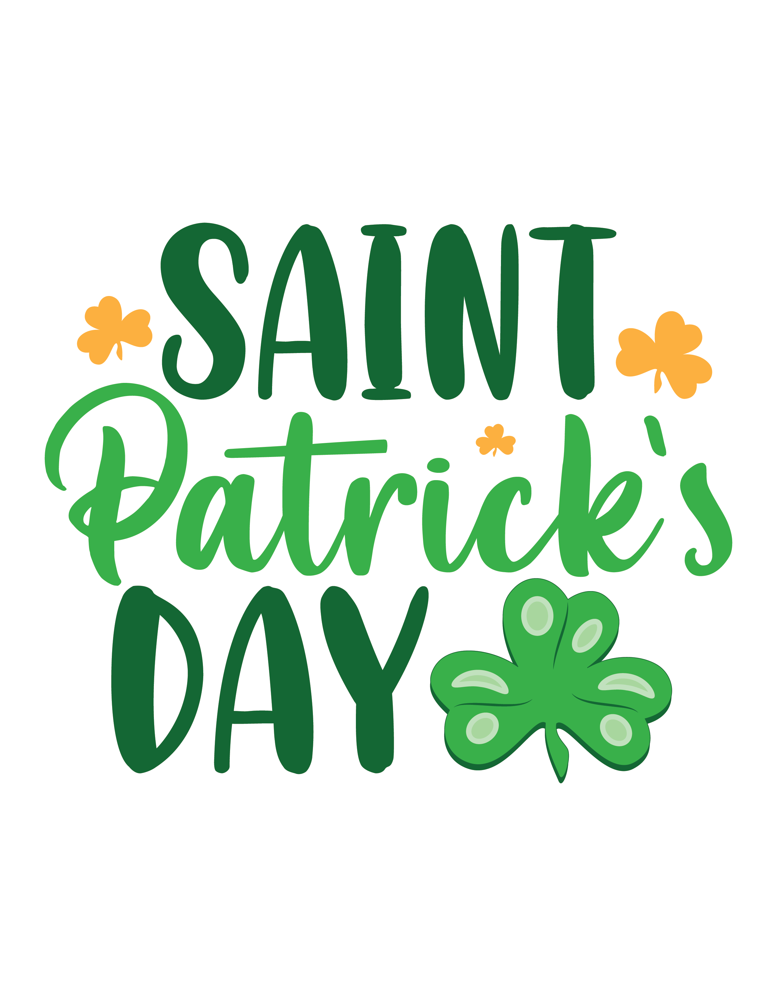 Inspirational Quote Saint Patric's Day. Motivational Sticker Vinyl Decal Motivation Stickers- 5" Vinyl Sticker Waterproof